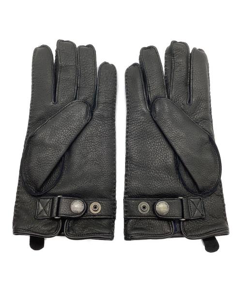 美品☆ラルフローレン コレクション ロングレザーグローブ 黒【匿配・送料込】 中古・古着通販】POLO RALPH LAUREN (ポロ・ラルフローレン) レザー