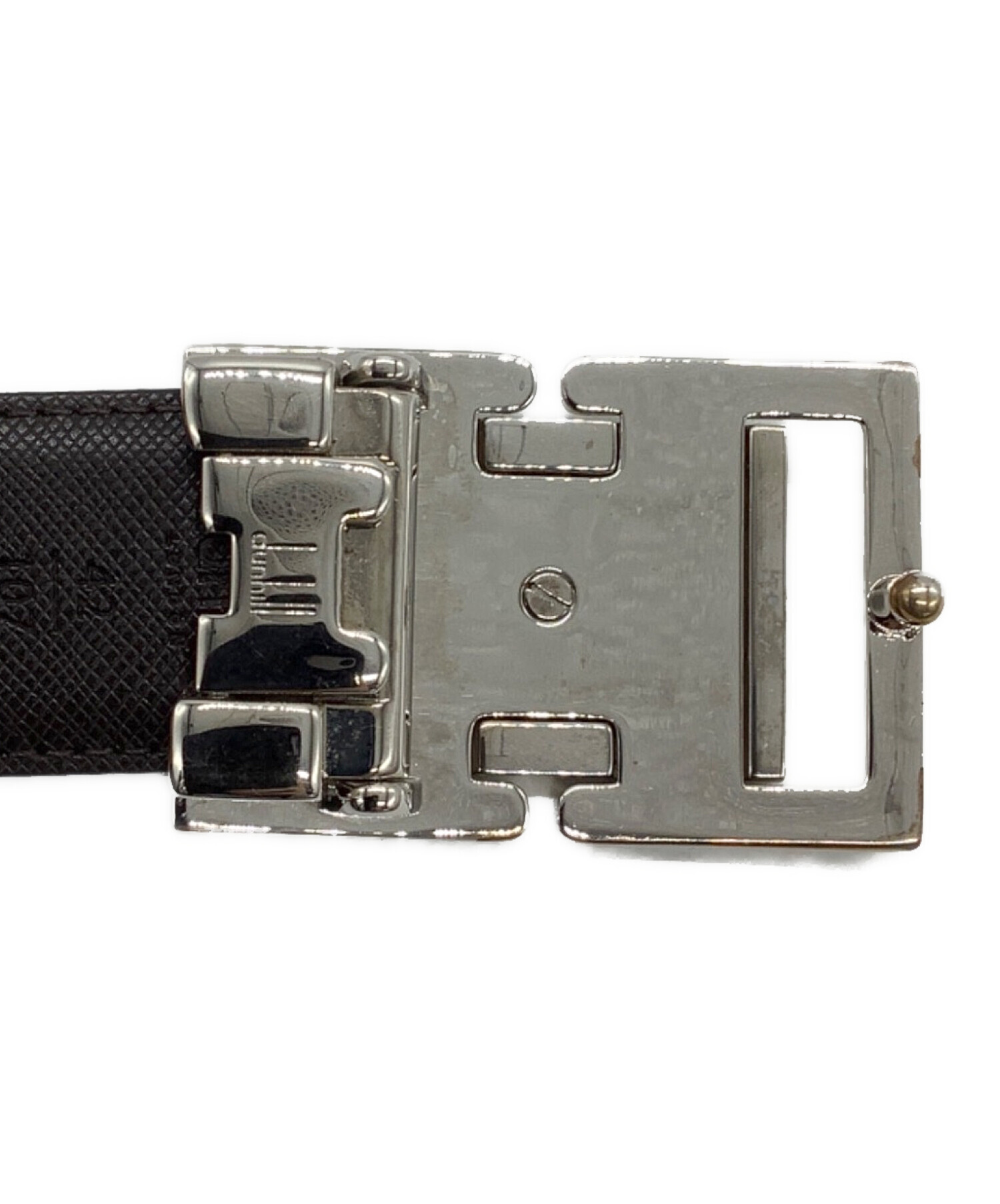 中古・古着通販】dunhill (ダンヒル) レザーベルト ブラック サイズ:42 中古・古着通販】dunhill (ダンヒル) レザーベルト ブラック サイズ:42