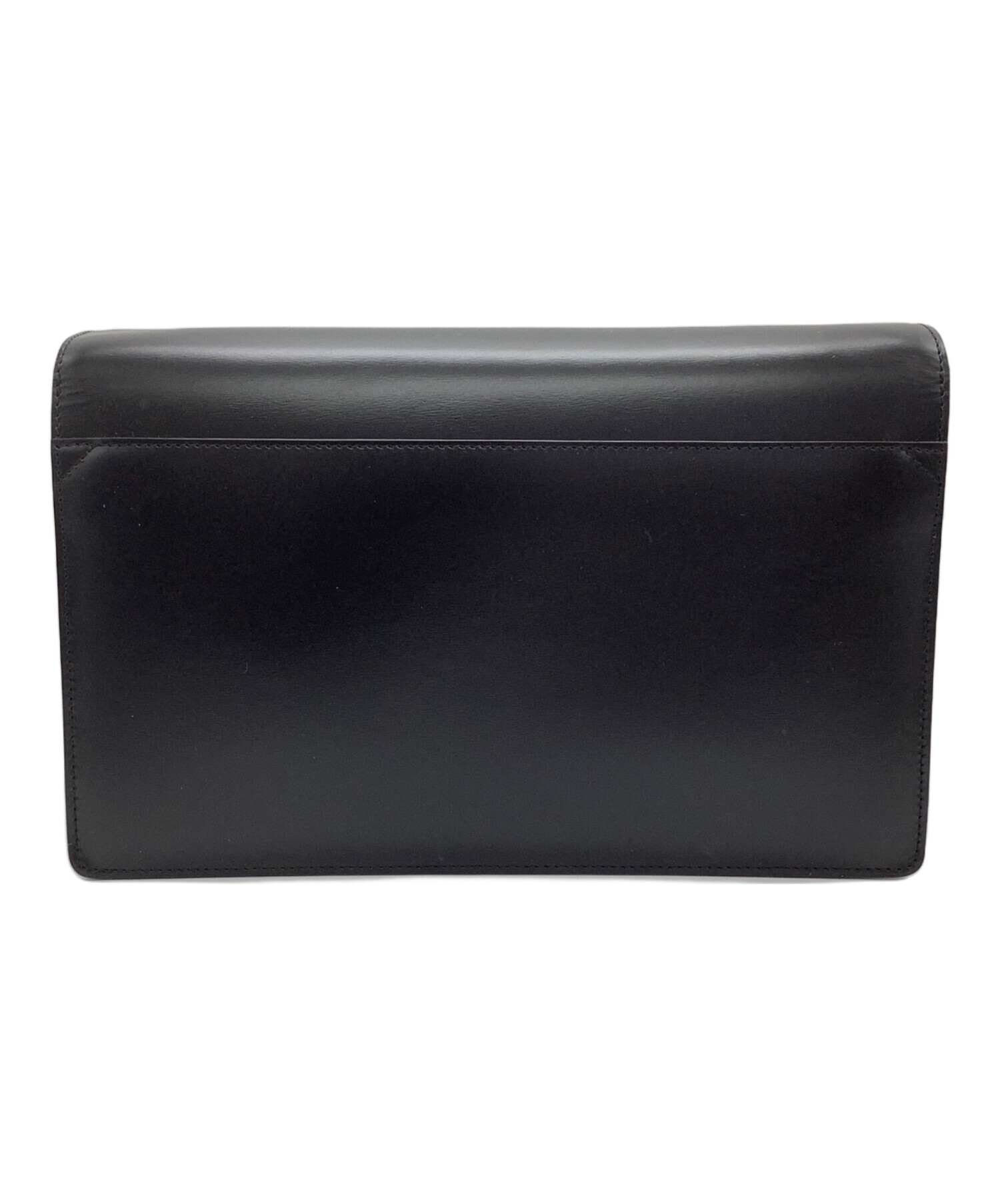 中古・古着通販】dunhill (ダンヒル) クラッチバッグ ブラック サイズ