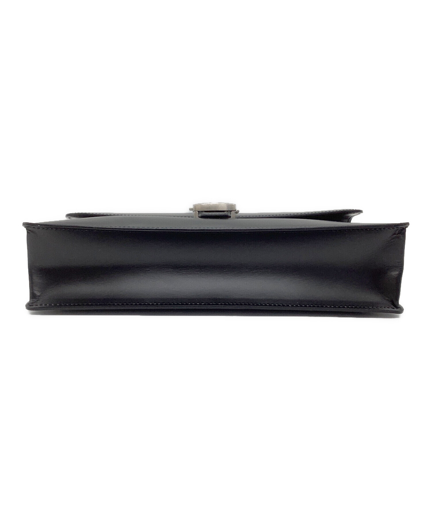 中古・古着通販】dunhill (ダンヒル) クラッチバッグ ブラック サイズ 