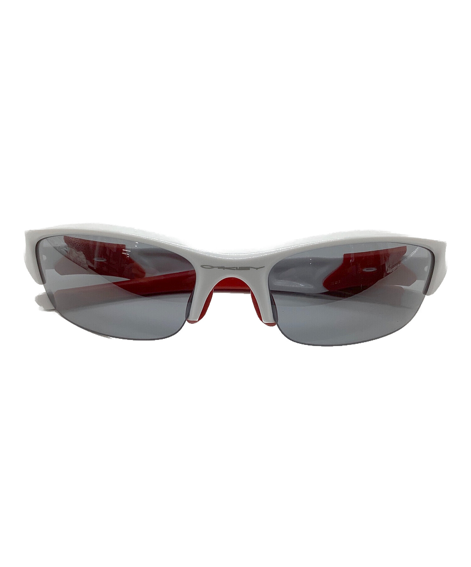 中古・古着通販】OAKLEY (オークリー) サングラス ホワイト×レッド