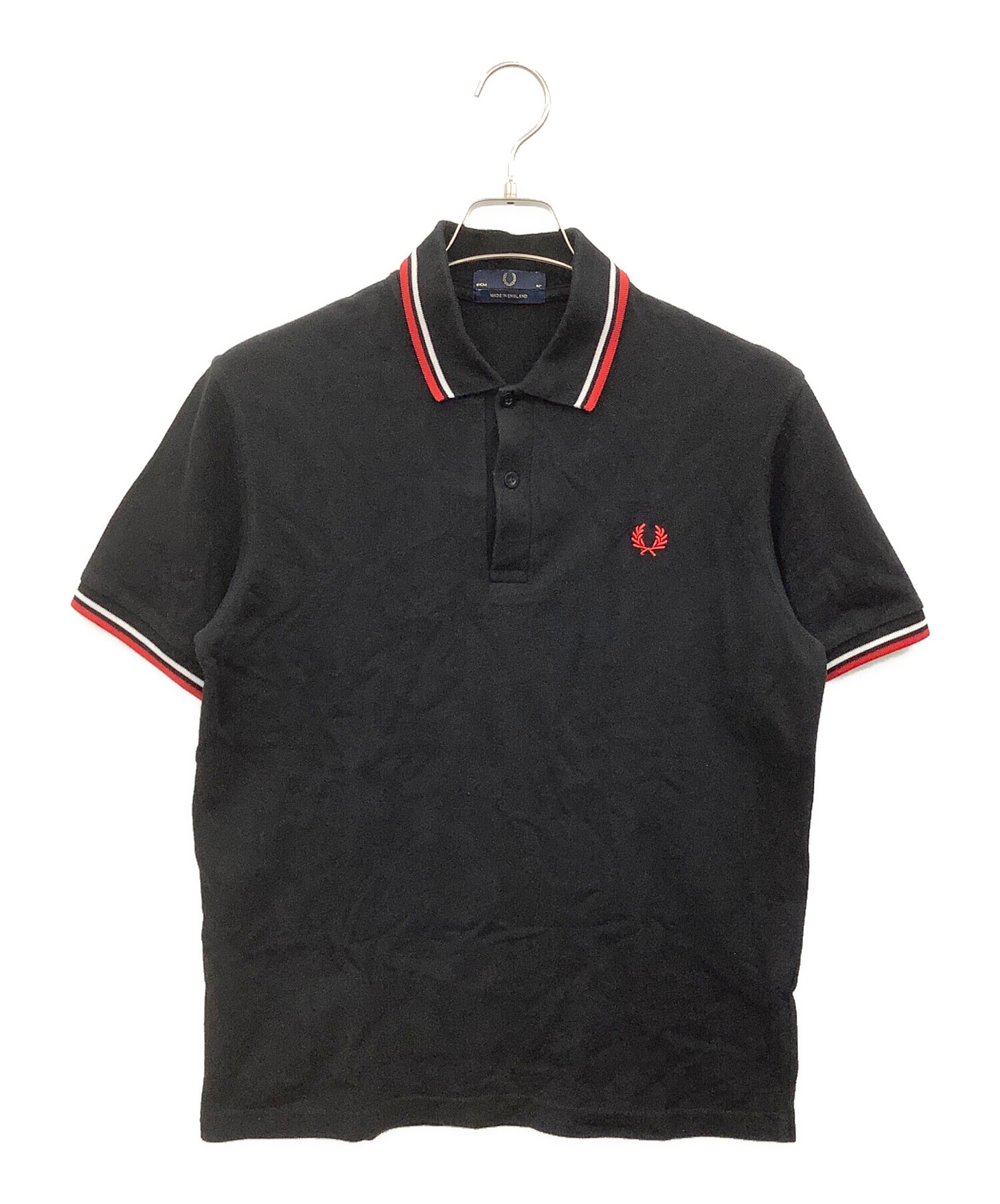 中古・古着通販】FRED PERRY (フレッドペリー) ポロシャツ ブラック