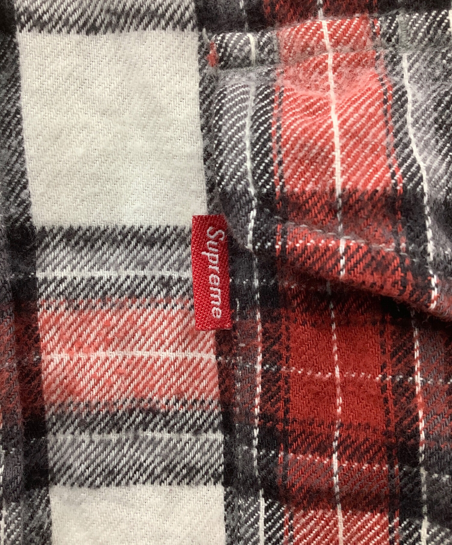中古・古着通販】SUPREME (シュプリーム) チェックシャツ レッド