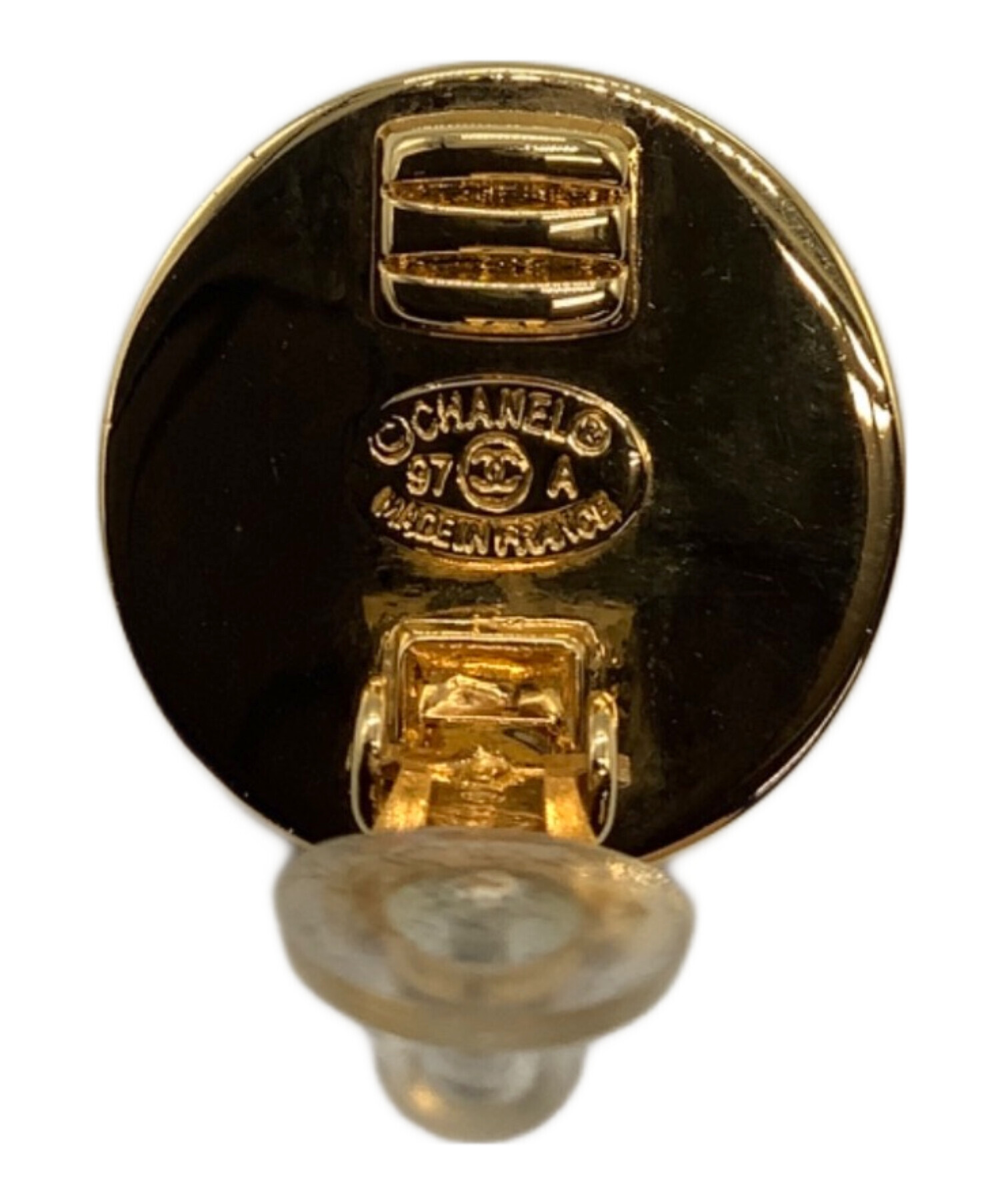 中古・古着通販】CHANEL (シャネル) イヤリング ゴールド サイズ