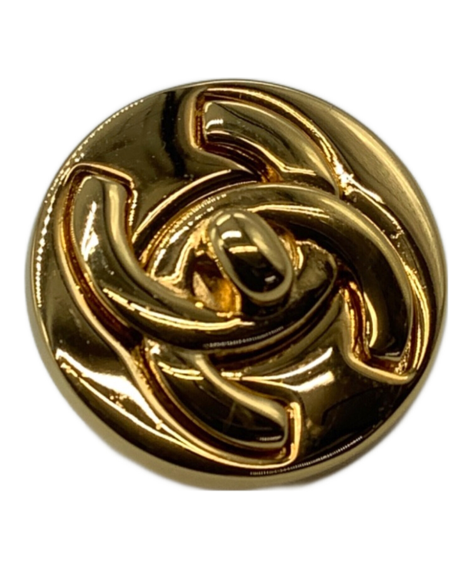 中古・古着通販】CHANEL (シャネル) イヤリング ゴールド サイズ