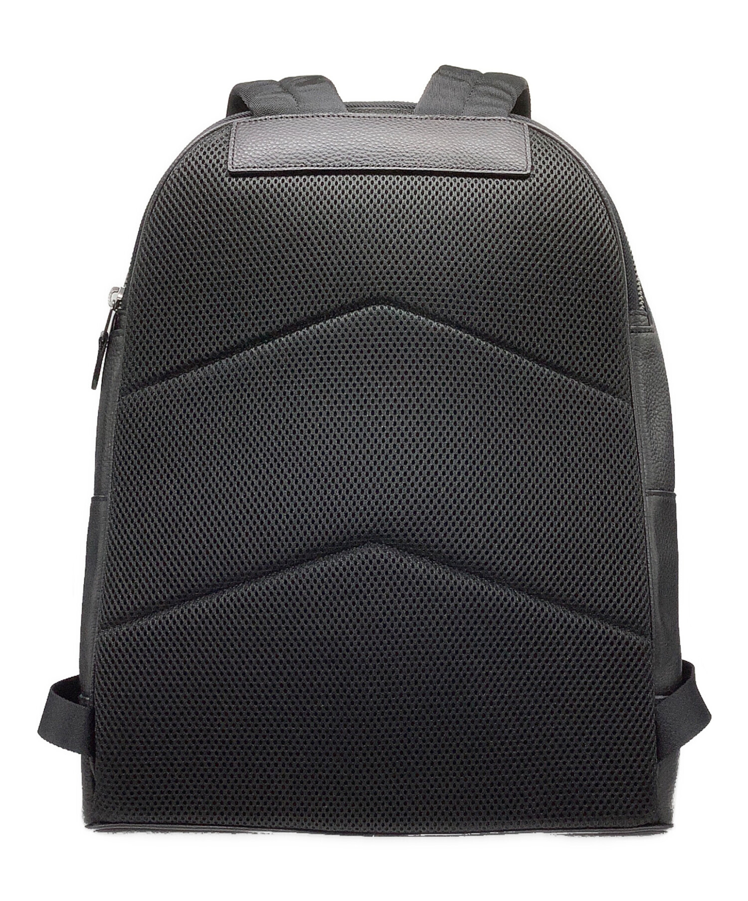 中古・古着通販】COACH (コーチ) レザーリュック ブラック サイズ