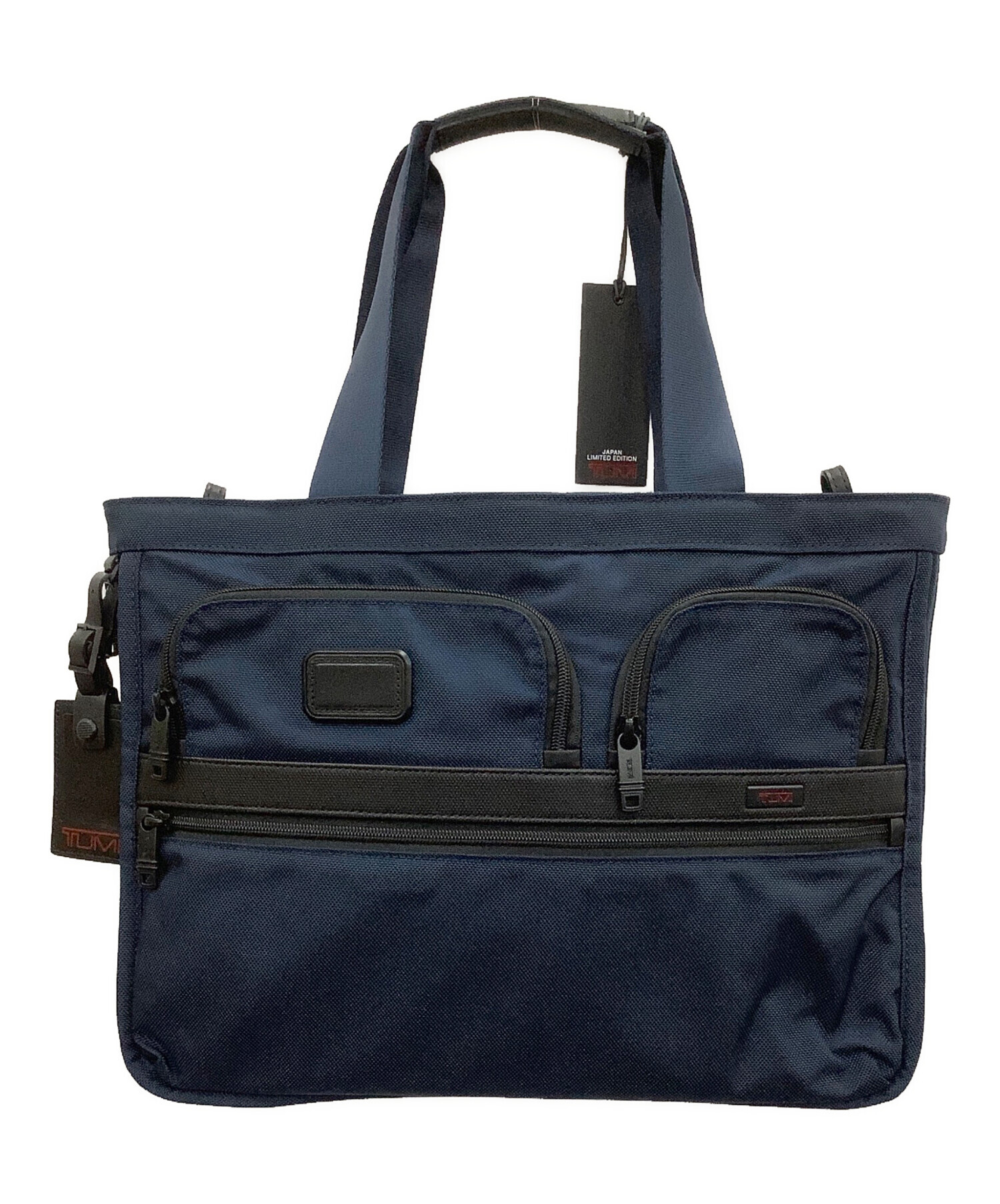 TUMI × SHIPS トートバッグ　ネイビー　未使用　タグ付き 中古・古着通販】TUMI (トゥミ) SHIPS (シップス) アルファ2 エクス