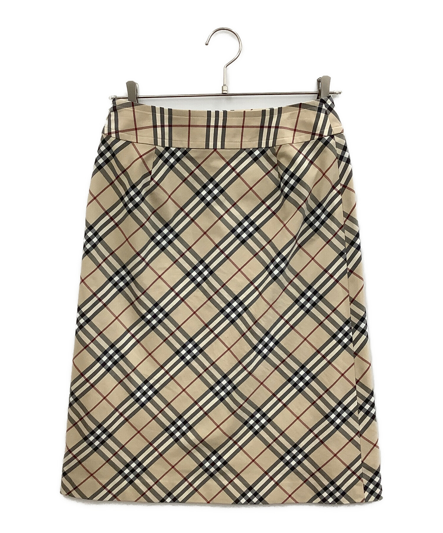 美品 Burberry バーバリー スカート 36 Sサイズ ベージュ 中古・古着通販】BURBERRY (バーバリー) ミディスカート ベージュ