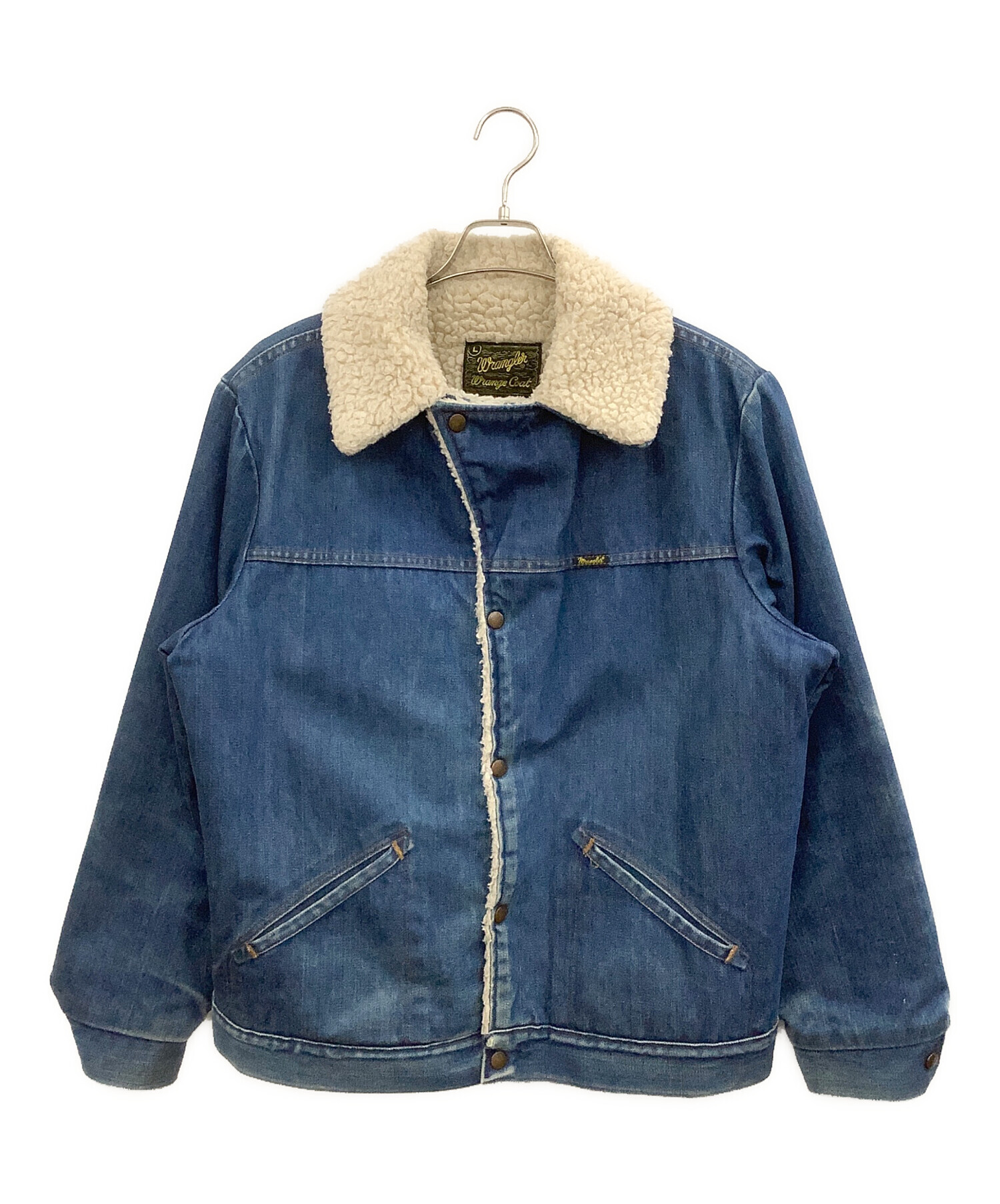 中古・古着通販】Wrangler (ラングラー) ボアランチコート ブルー