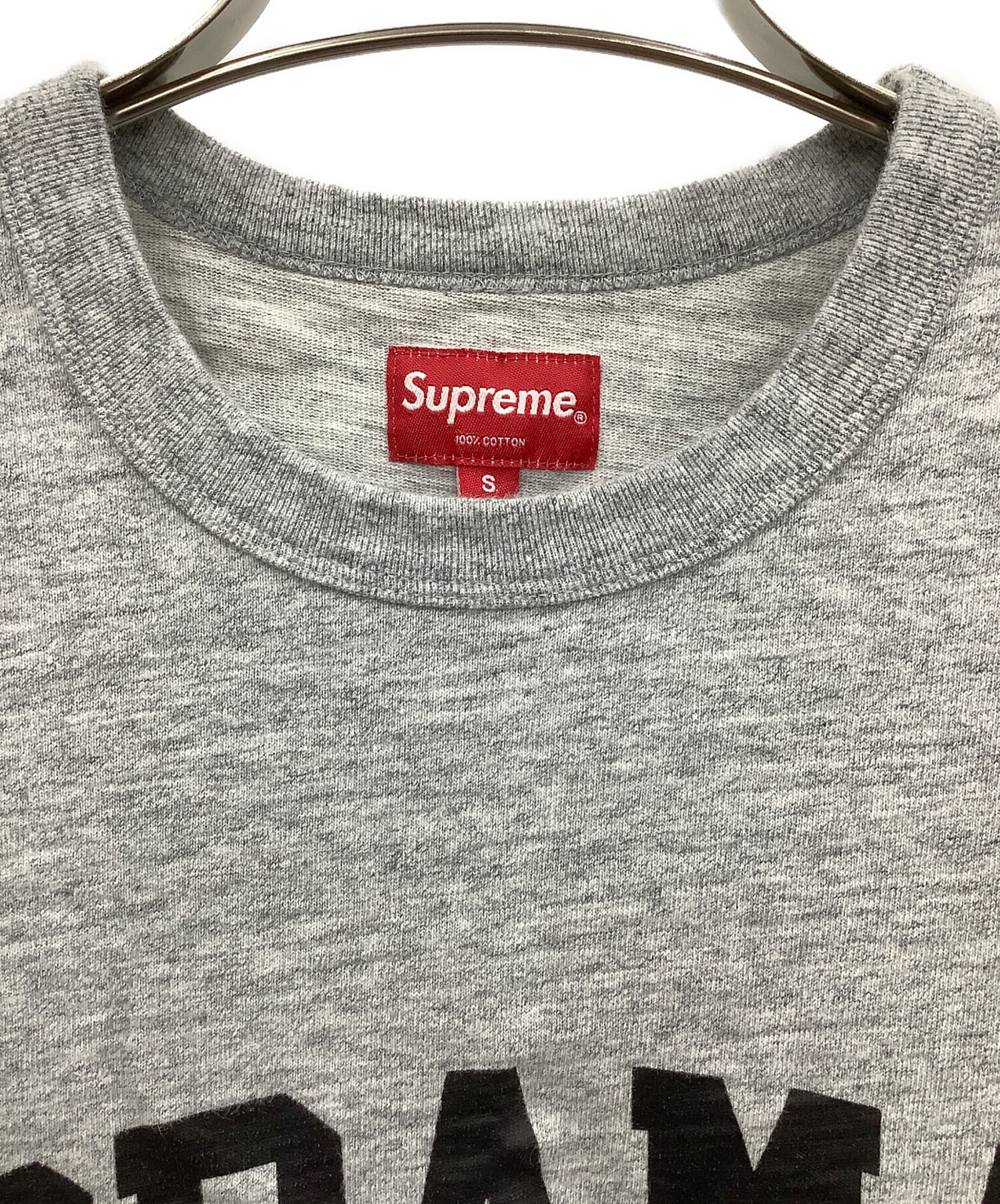 中古・古着通販】SUPREME (シュプリーム) 半袖カットソー グレー