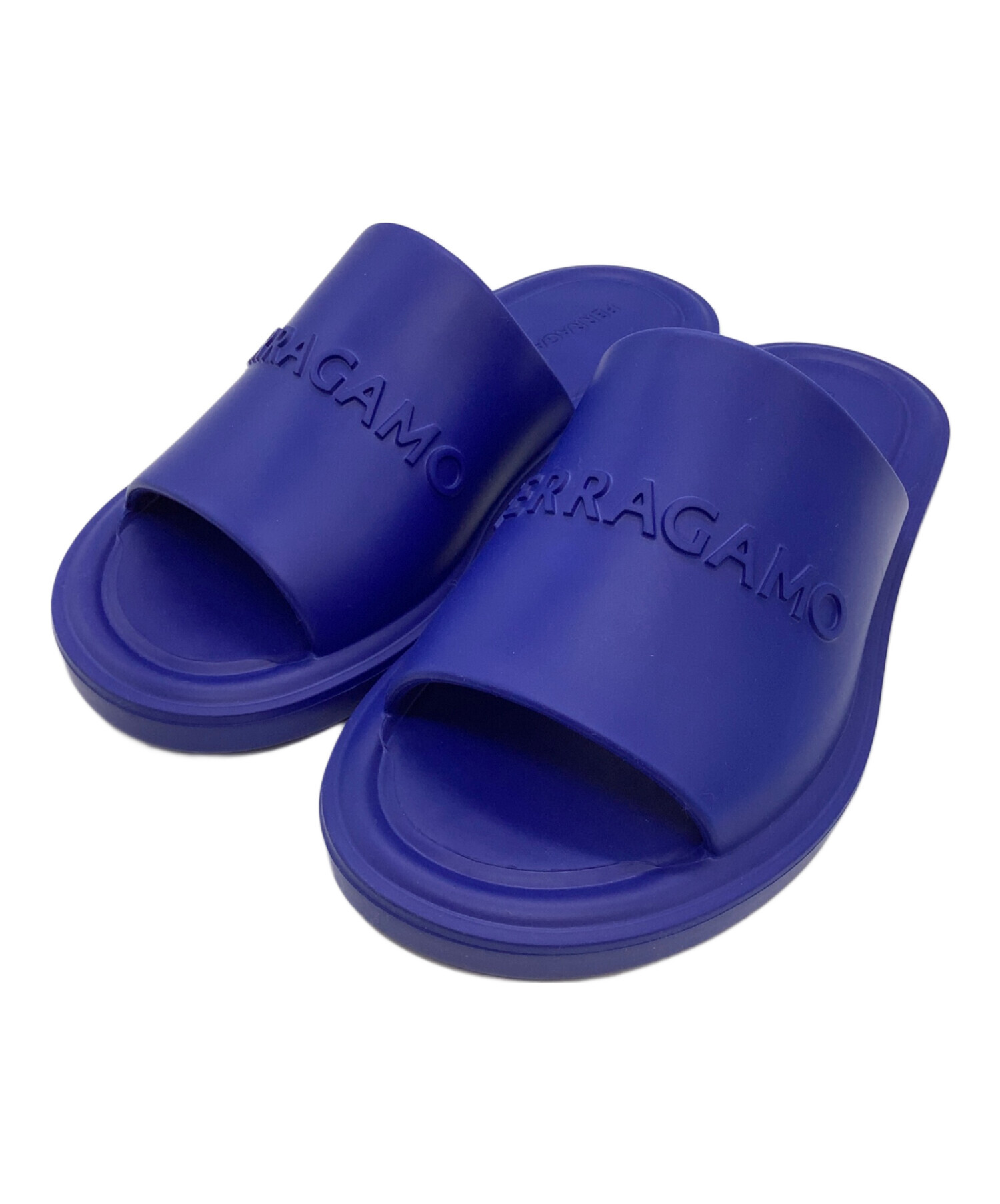 フェラガモサンダル 中古・古着通販】Ferragamo (フェラガモ) サンダル ブルー サイズ:5