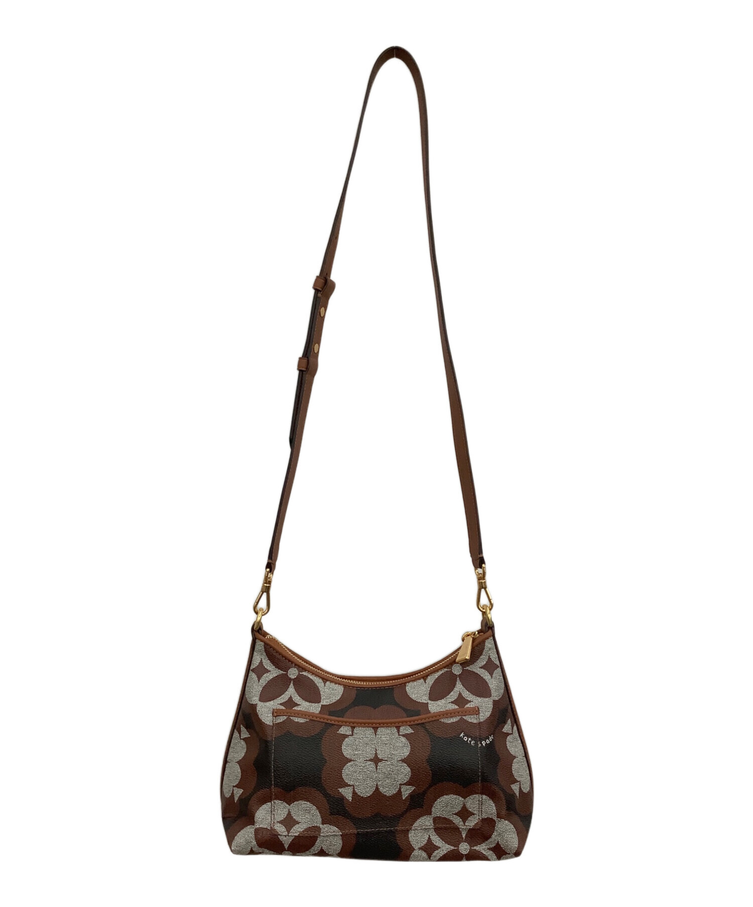 kate spade new york ショルダーバッグ  茶 【古着】【中古】【送料無料】 中古・古着通販】Kate Spade (ケイトスペード) ショルダーバッグ