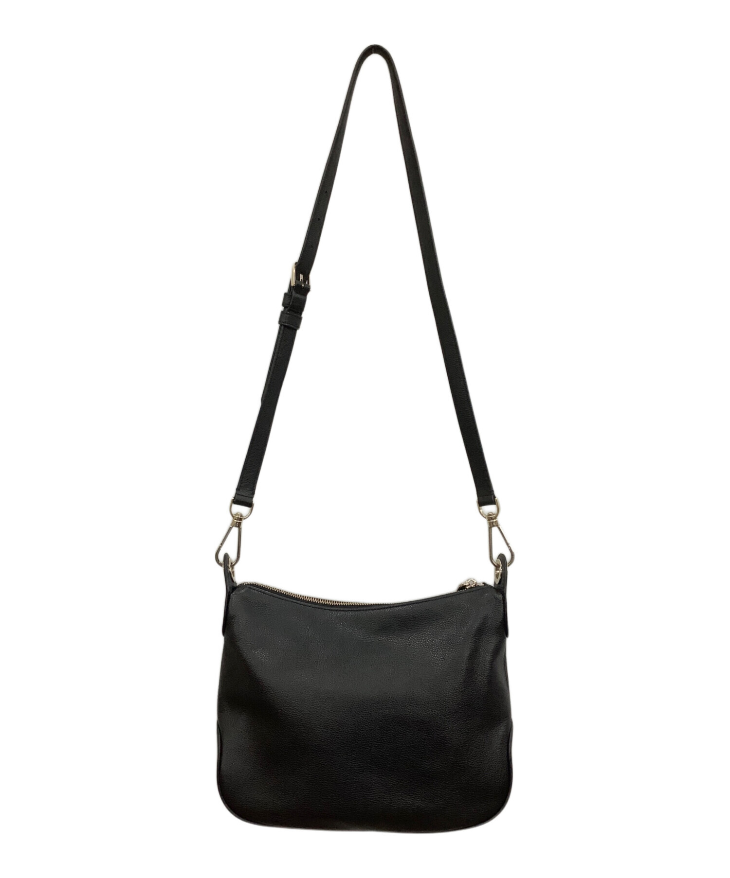 美品 Kate Spade ケイトスペード チェーンショルダーバッグ ブラック×ゴールド レディース 古着 中古 USED 中古・古着通販】Kate Spade (ケイトスペード) ショルダーバッグ