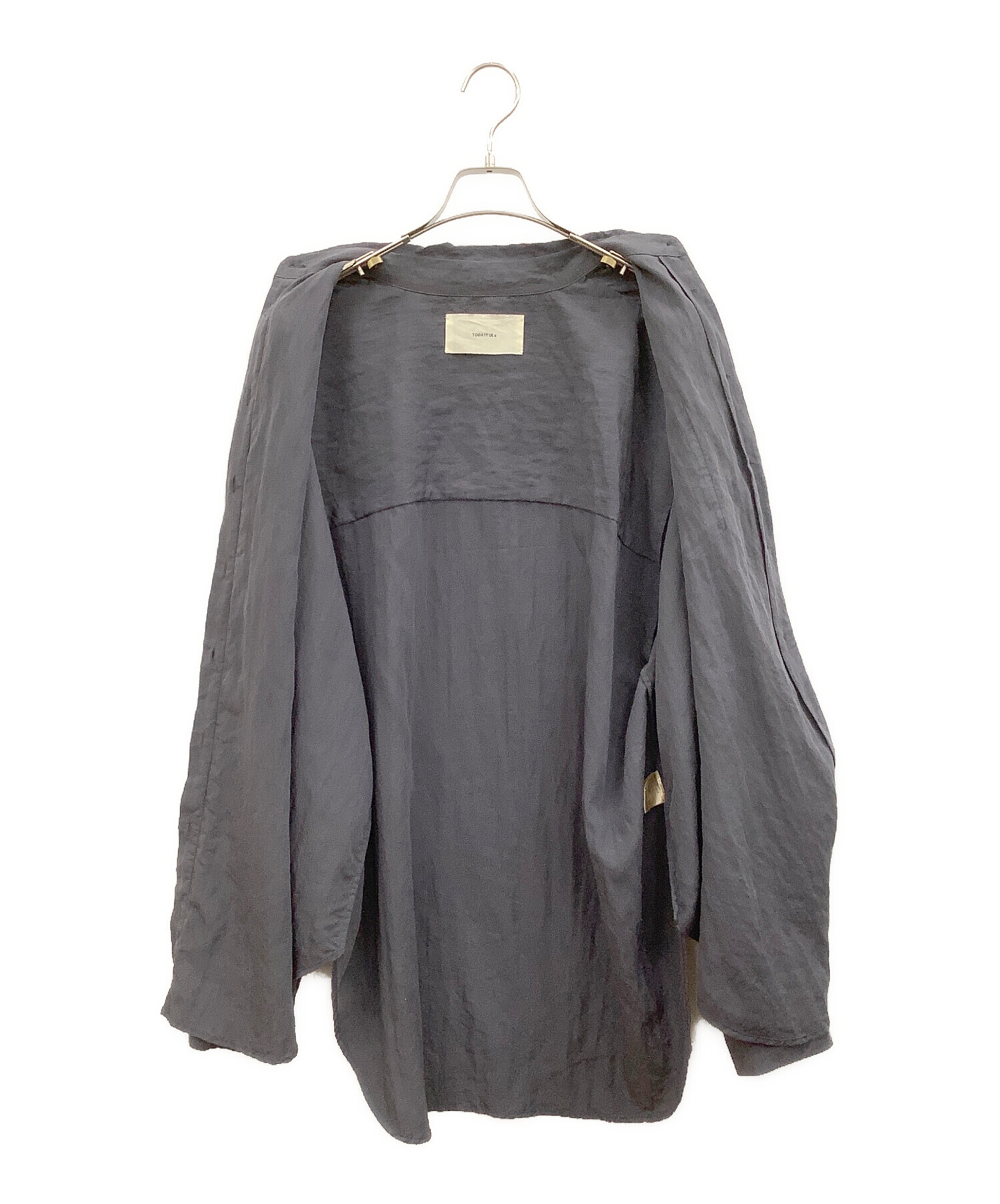 CMR　TODAYFULヴィンテージドレスシャツ　新品未使用タグ付き 中古・古着通販】TODAYFUL (トゥデイフル) 長袖シャツ グレー サイズ:F