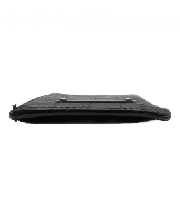 SAINT LAURENT PARIS サンローランパリ カードケース  黒 【古着】【中古】【送料無料】 Saint Laurent Paris サンローラン パリ カードケース - 黒 【古着