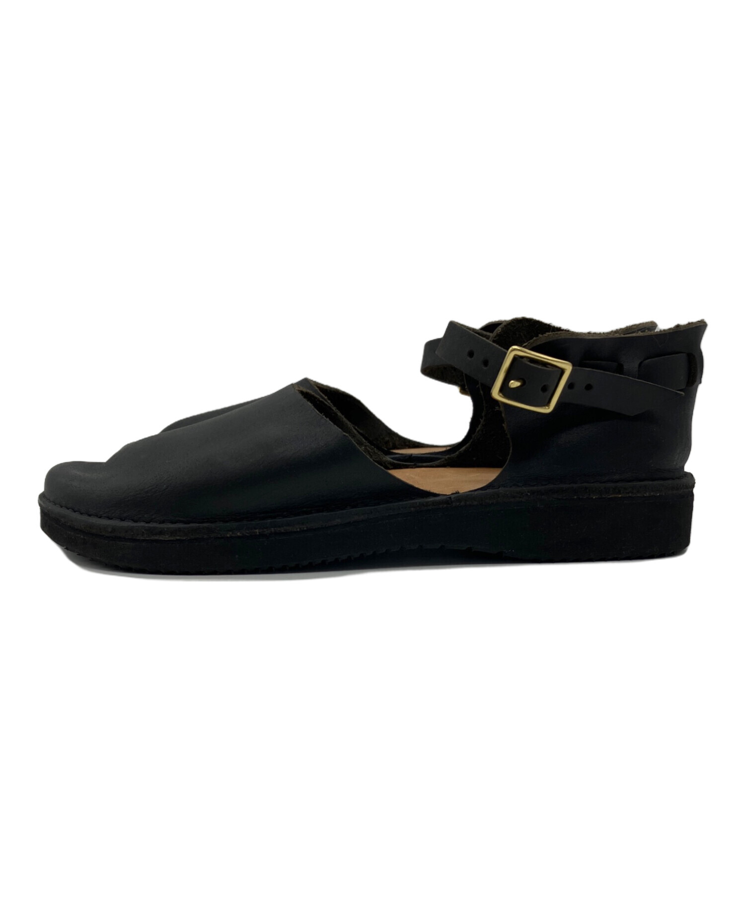 中古・古着通販】AURORA SHOES (オーロラシューズ) サンダル ブラック