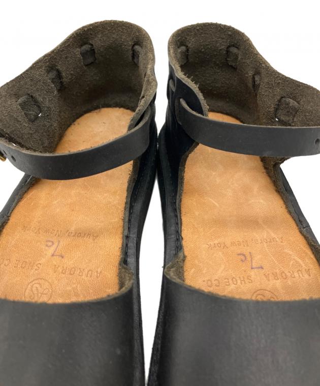 中古・古着通販】AURORA SHOES (オーロラシューズ) サンダル ブラック