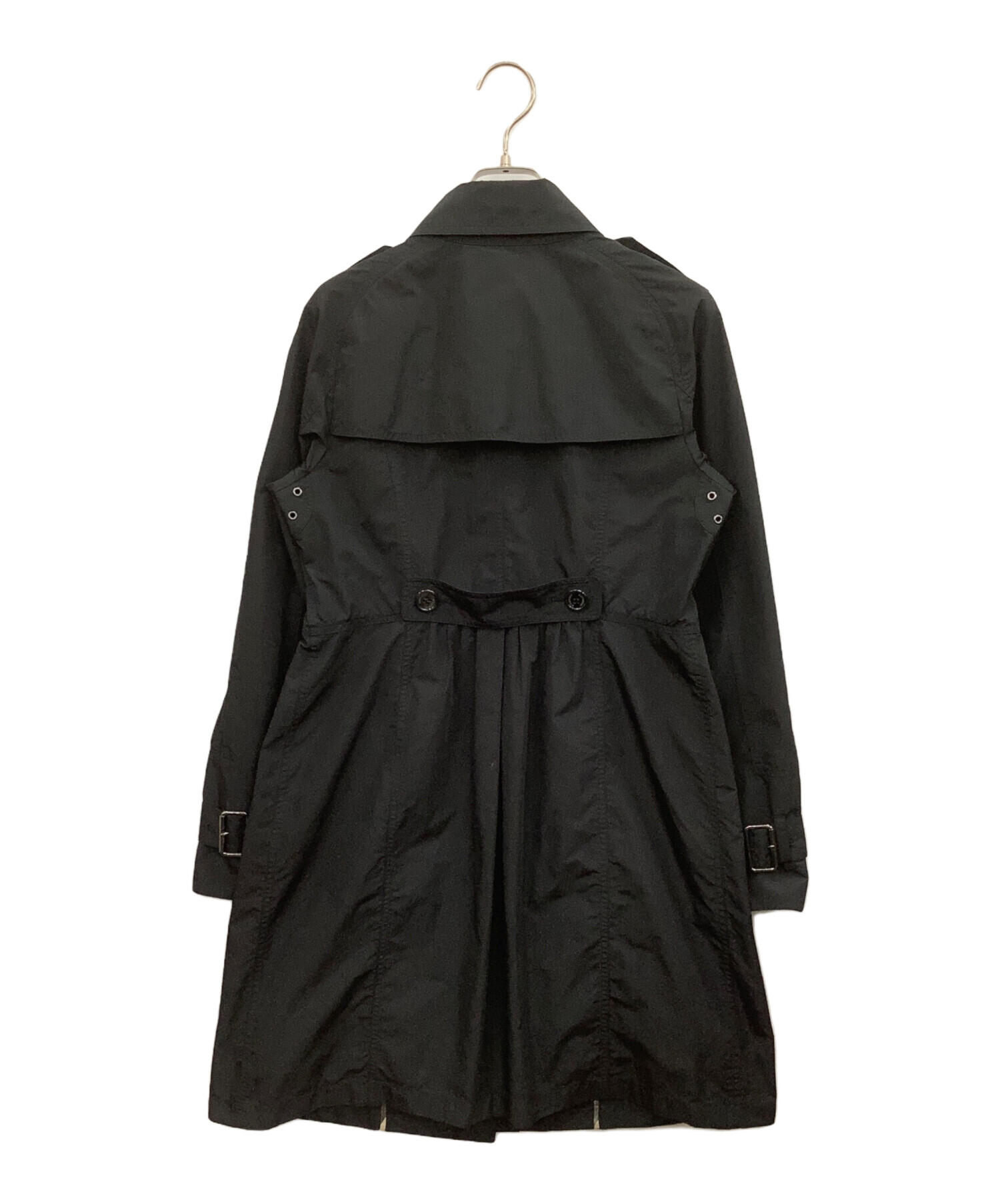 古着 BURBERRY of London トレンチコート ブラック 中古・古着通販】BURBERRY LONDON (バーバリーロンドン) トレンチ