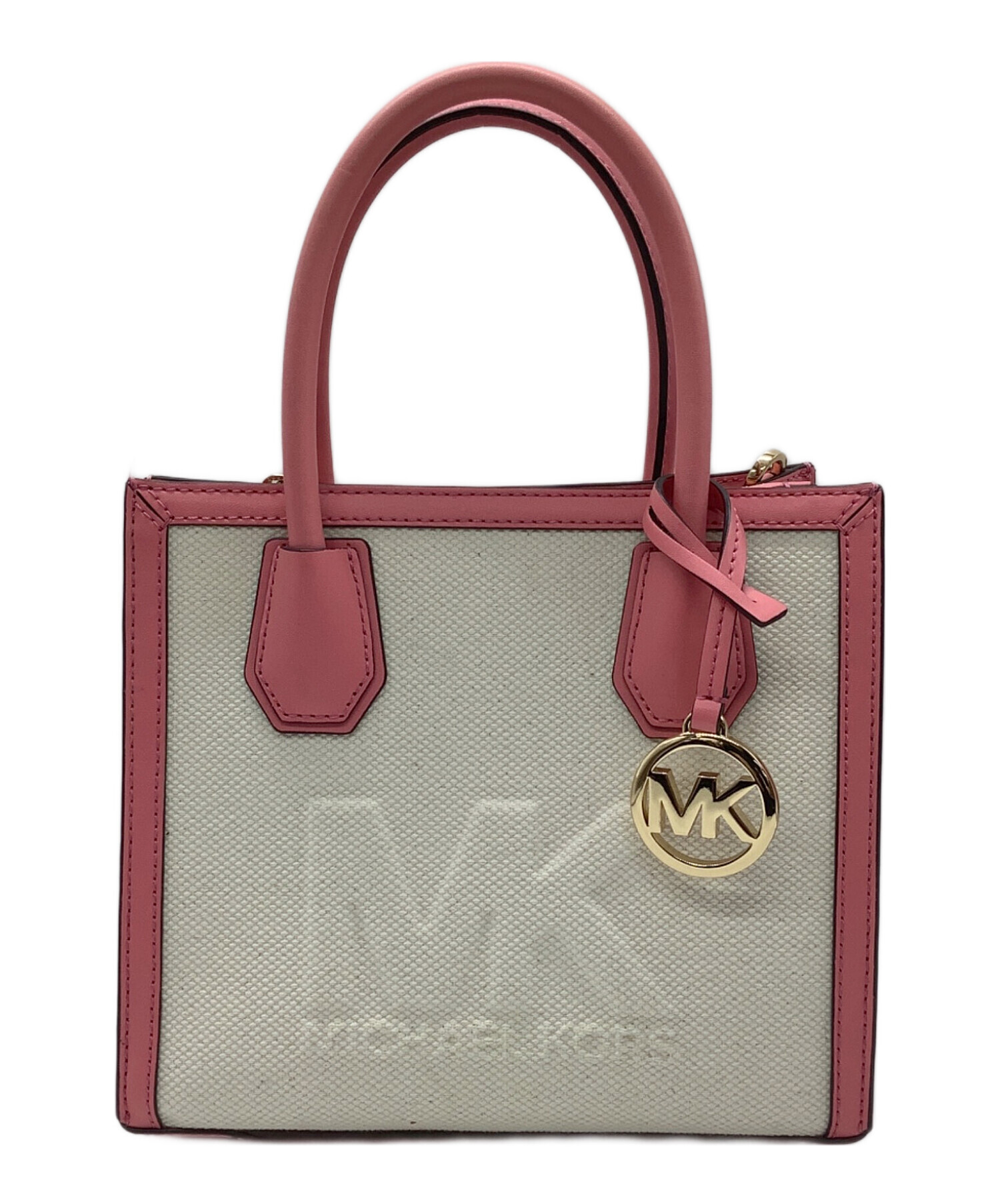 【未使用】MICHAEL KORS マイケルコース 2way バッグ　ピンク 中古・古着通販】MICHAEL KORS (マイケル・コース) 2WAYバッグ