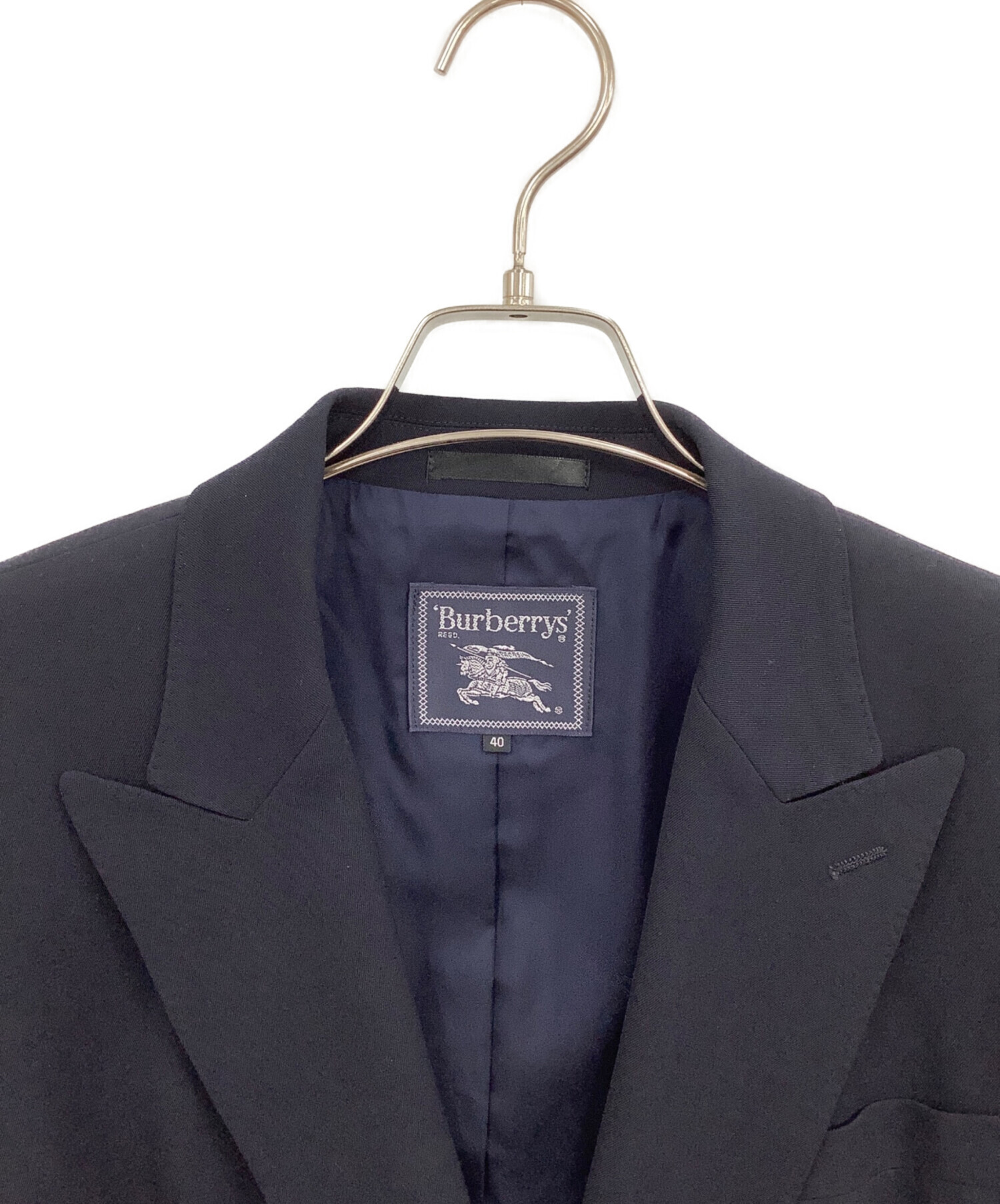 BURBERRY ネイビー ダブルブレスト ジャケット 中古・古着通販】Burberry's (バーバリーズ) 金釦ダブルブレスト
