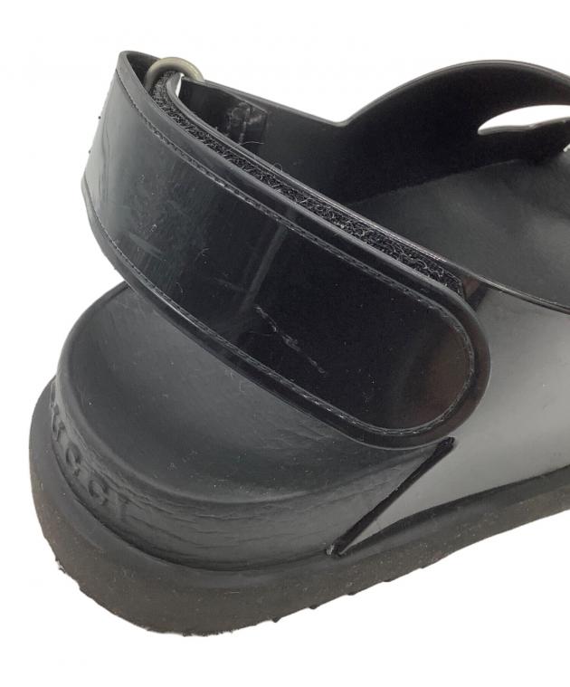 中古・古着通販】GUCCI (グッチ) ミニダブルGサンダル ブラック サイズ