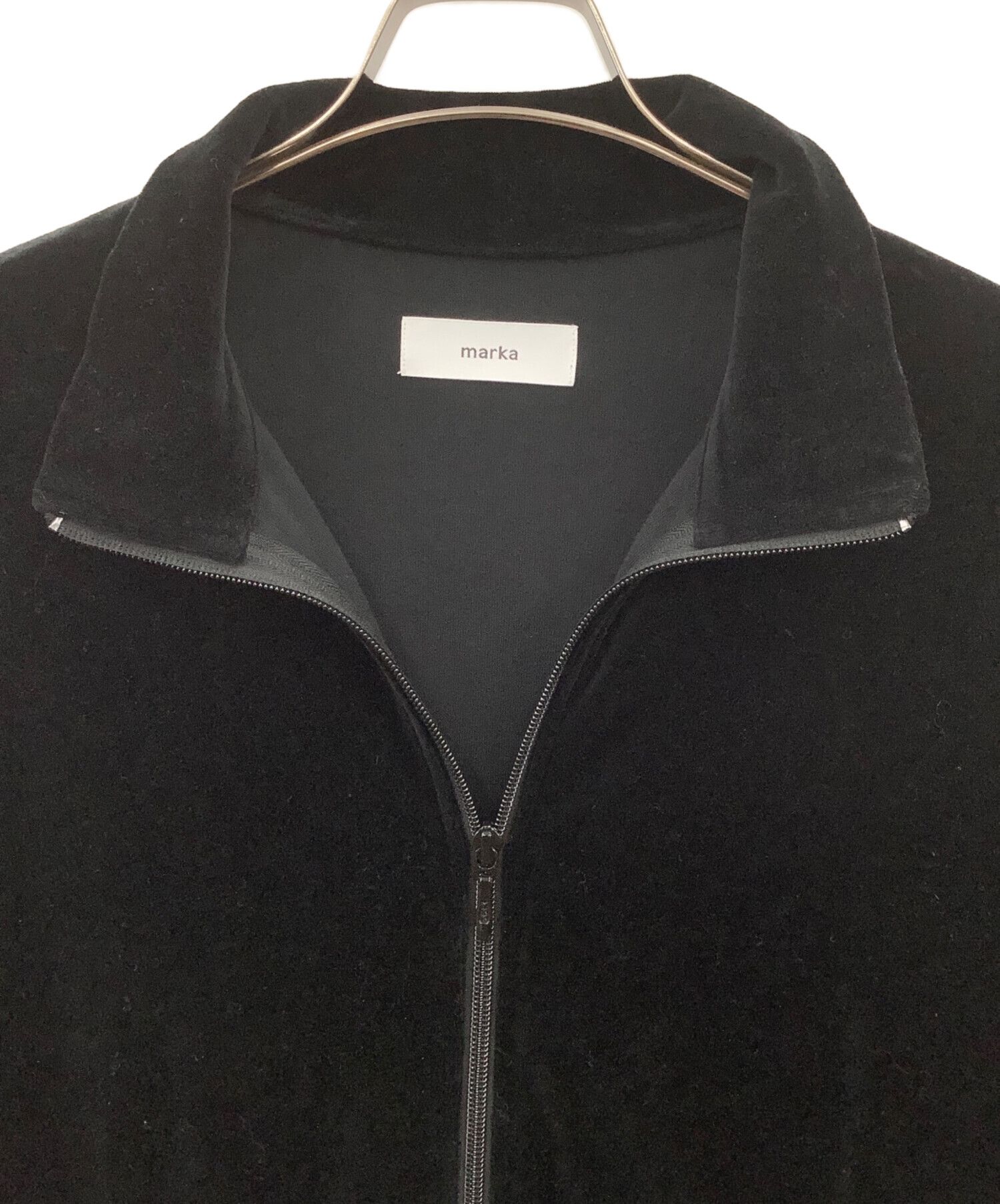 中古・古着通販】MARKA (マーカ) FULL ZIP TRACK JACKET -30 ブラック