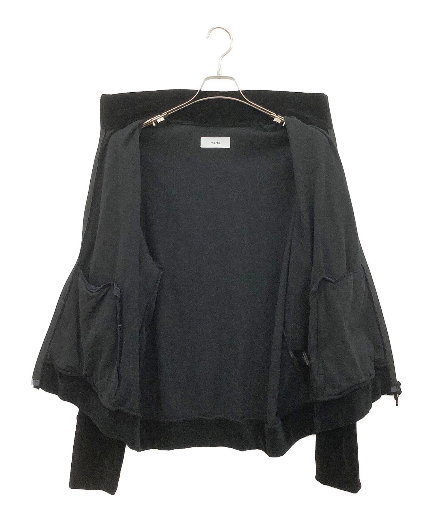 中古・古着通販】MARKA (マーカ) FULL ZIP TRACK JACKET -30 ブラック 