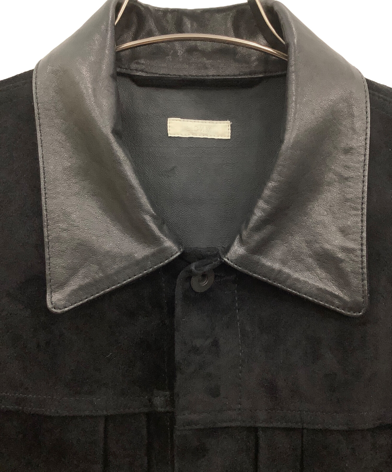 中古・古着通販】LIDnM (リドム) Goat Suede Type 1st JKT ブラック