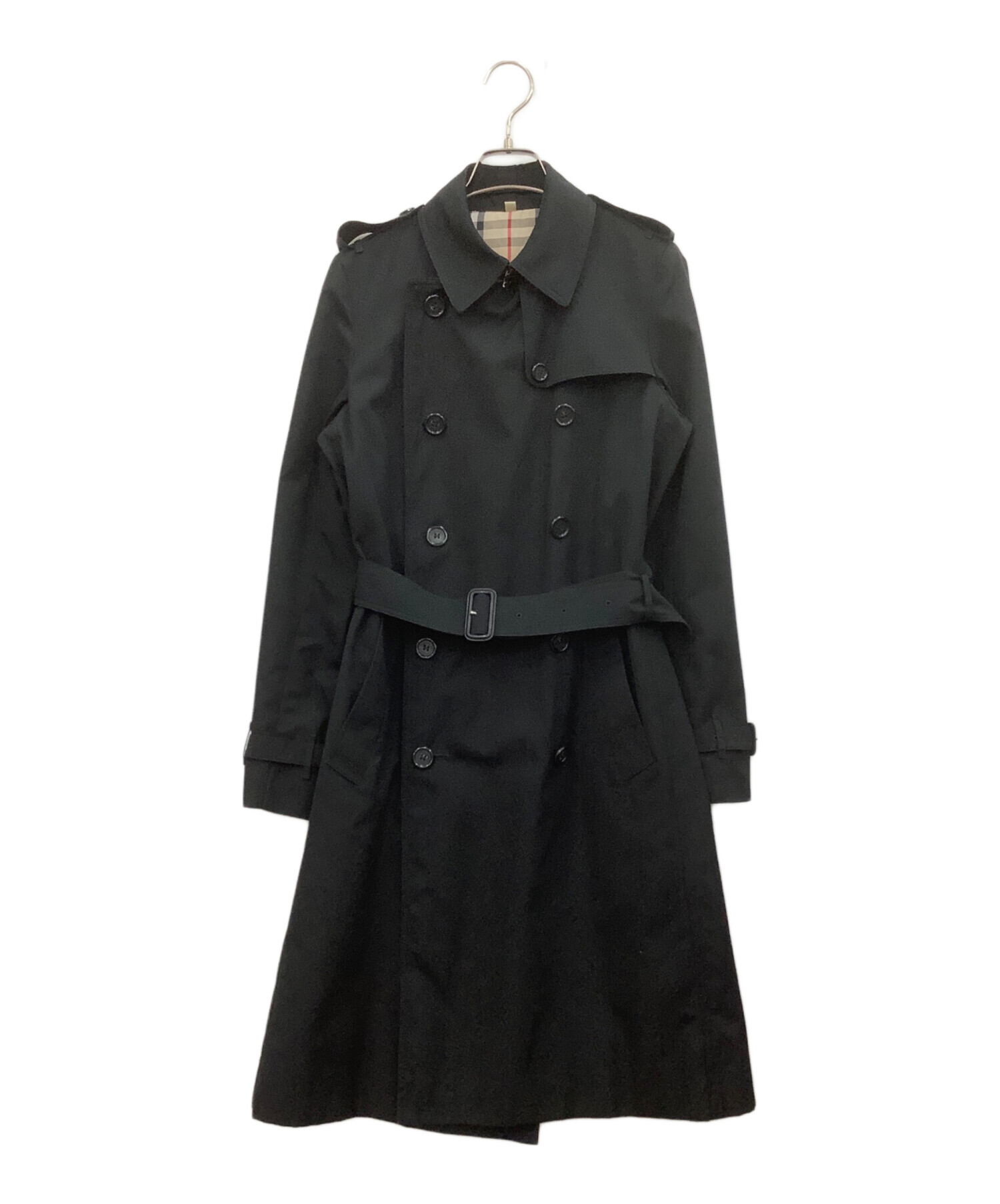 古着 BURBERRY of London トレンチコート ブラック 中古・古着通販】BURBERRY LONDON (バーバリーロンドン) トレンチ