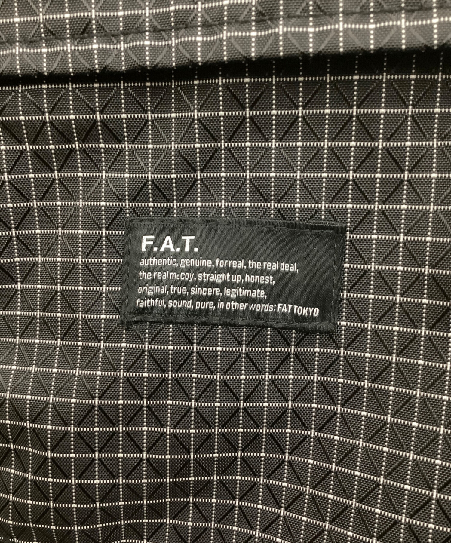 中古・古着通販】FAT (エフエーティー) ナイロンベスト ブラック