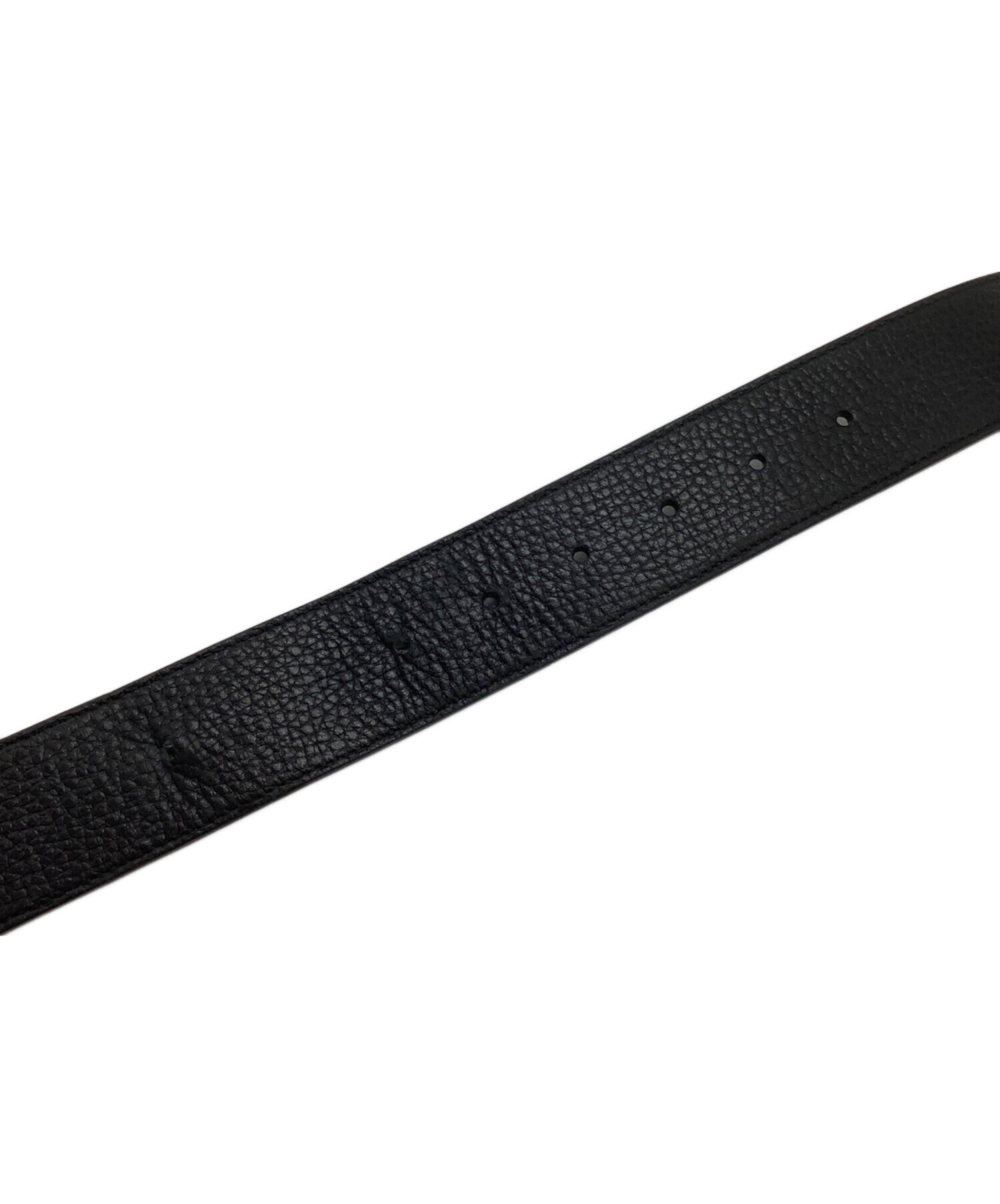 中古・古着通販】GUCCI (グッチ) レザーベルト ブラック サイズ:95
