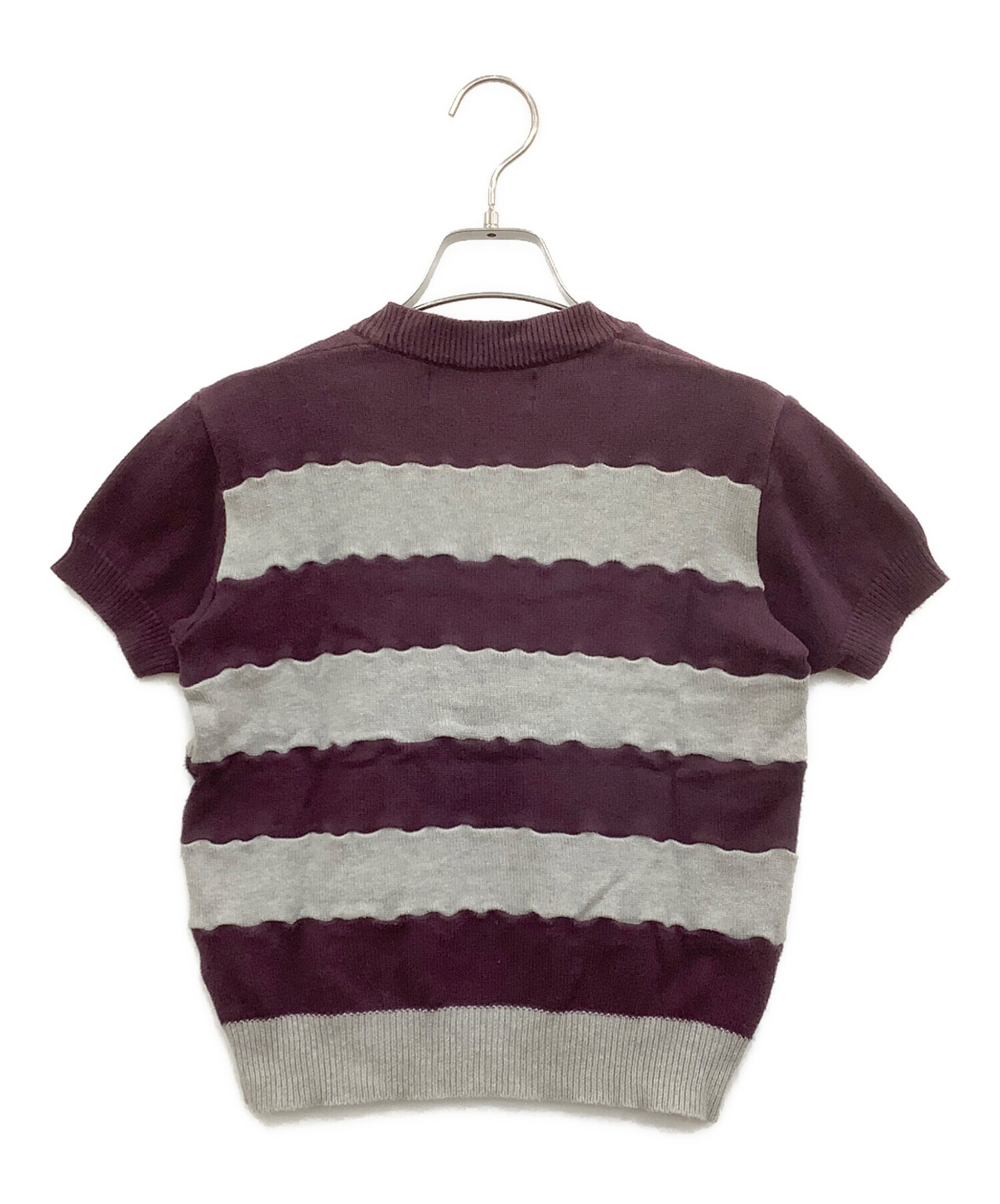 良品 AD2006 tricot COMME des GARCONS トリココムデギャルソン スパンコール タートルネック ニットセーター TR-N017 グレー レディース 古着 中古 USED tricot COMME des GARCONS - 良品 AD2006 tricot COMME des GARCONS