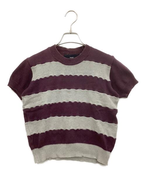 希少 美品 90年製 トリコ コムデギャルソン タートルネック リブ ニット トリココムデギャルソンtricot COMME des GARCONS トリブ切替ハーフ