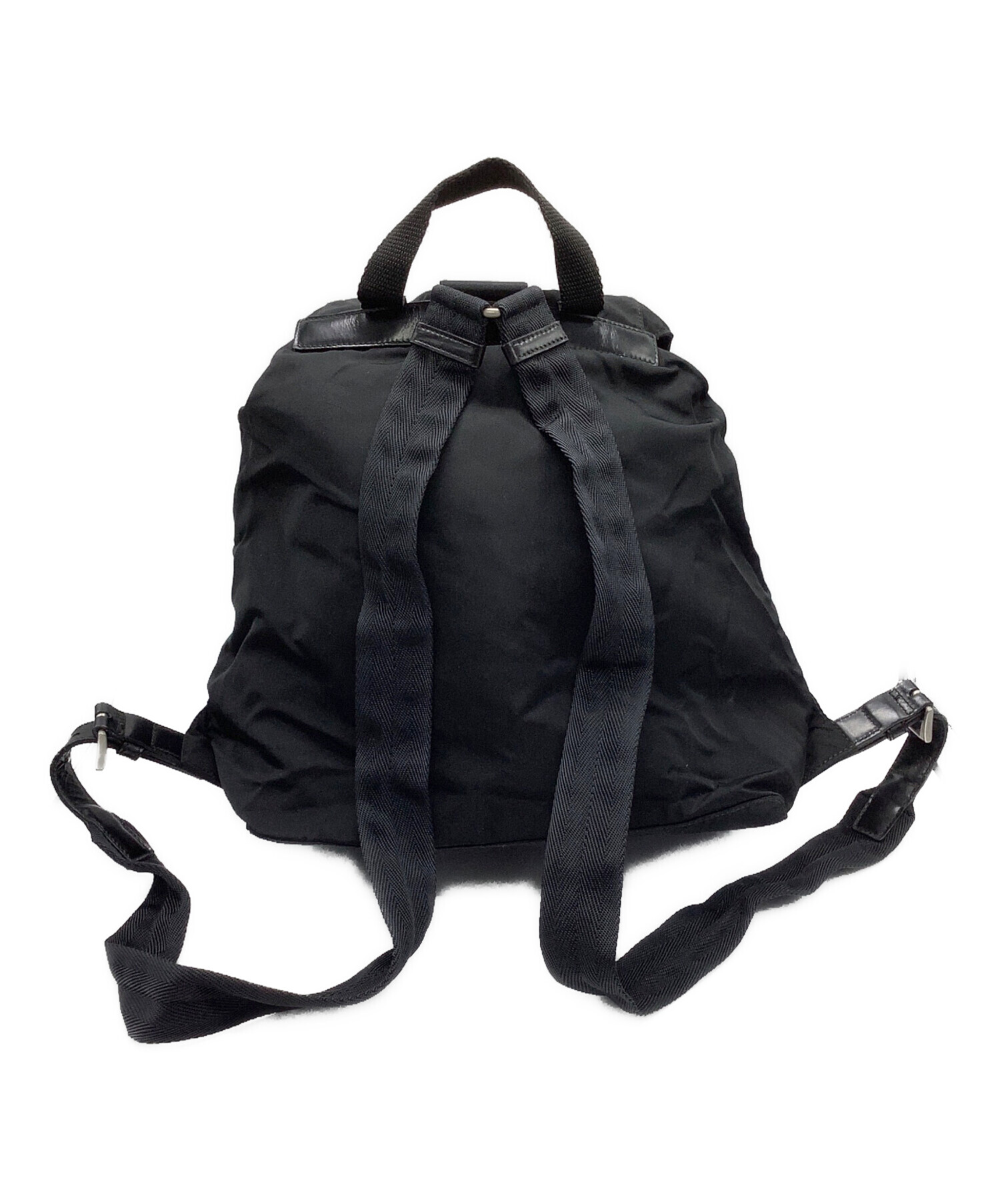 中古・古着通販】PRADA (プラダ) リュック ブラック サイズ 