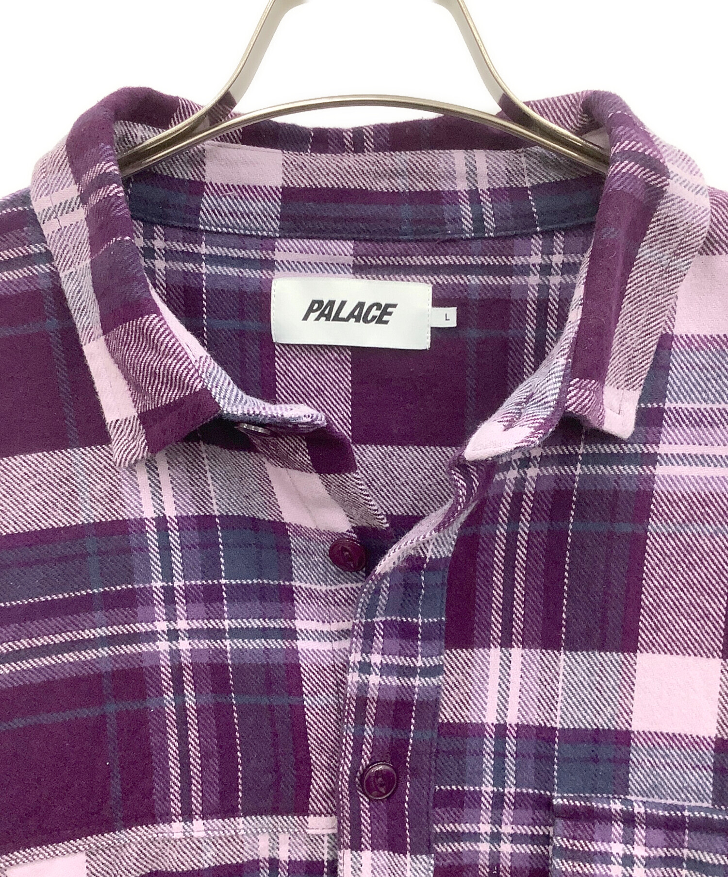中古・古着通販】PALACE (パレス) Lumber Yak Patch Overshirt 中古・古着通販】PALACE (パレス) Lumber Yak Patch Overshirt