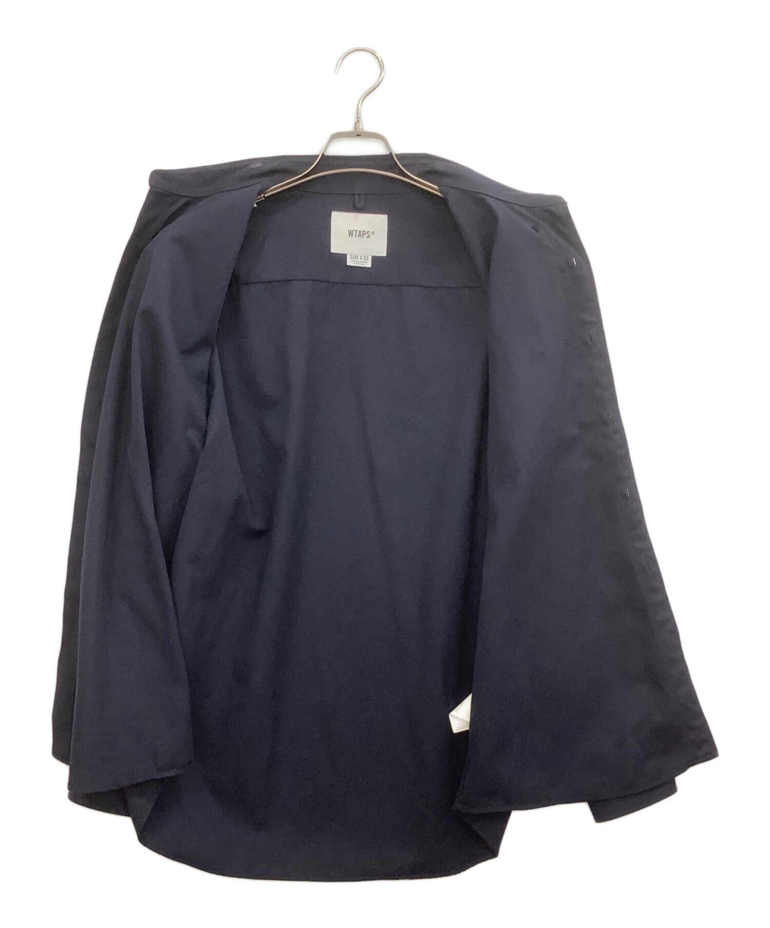 中古・古着通販】WTAPS (ダブルタップス) BD/LS/RAPO.TWILL ネイビー