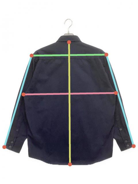 中古・古着通販】WTAPS (ダブルタップス) BD/LS/RAPO.TWILL ネイビー