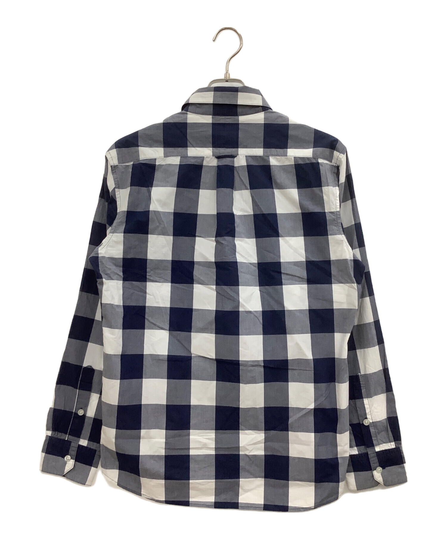 中古・古着通販】WTAPS (ダブルタップス) 長袖シャツ ブルー×ホワイト