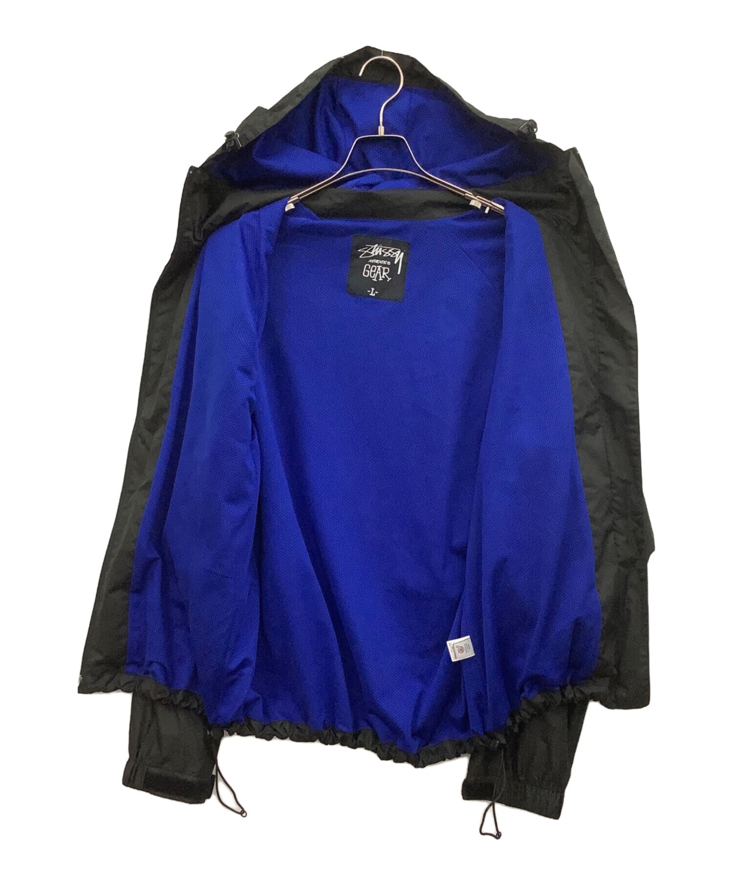 中古・古着通販】stussy (ステューシー) ナイロンジャケット ブラック 