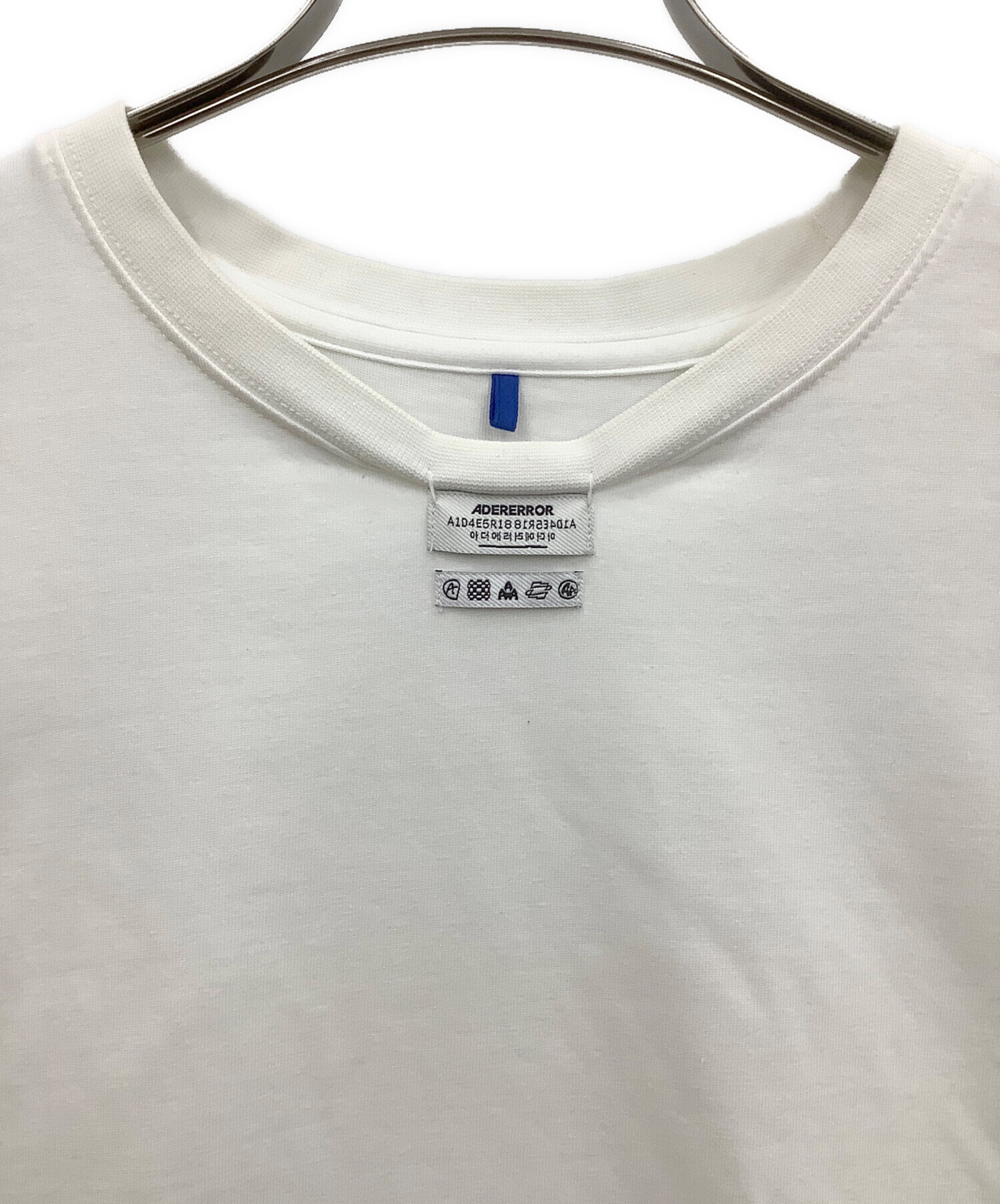 中古・古着通販】ADER error (アーダーエラー) ロゴTシャツ ホワイト