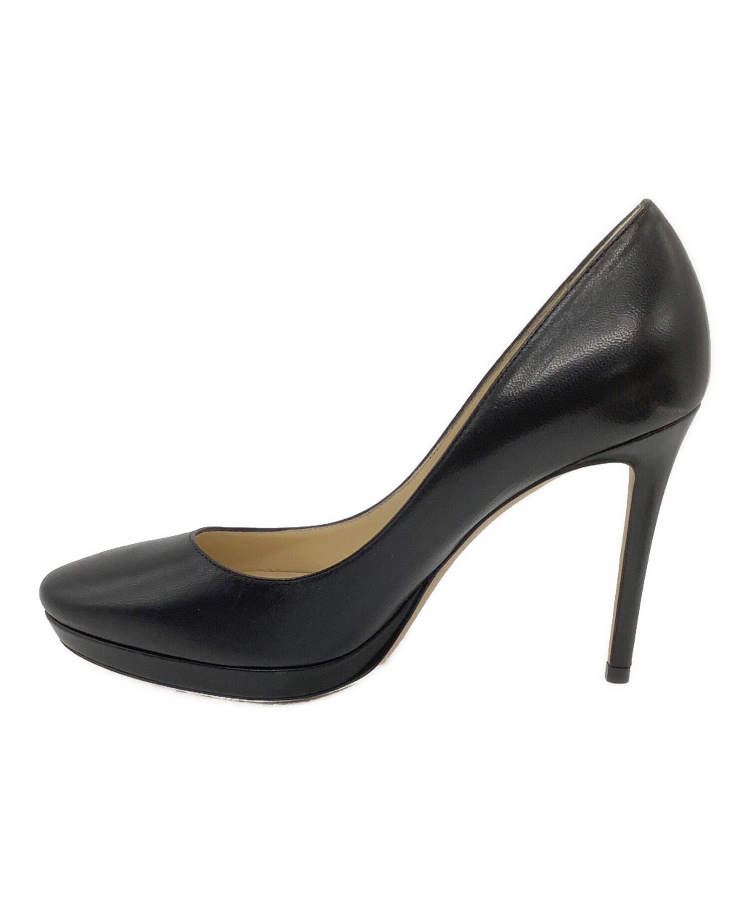 中古・古着通販】JIMMY CHOO (ジミーチュウ) ヒールパンプス ブラック 