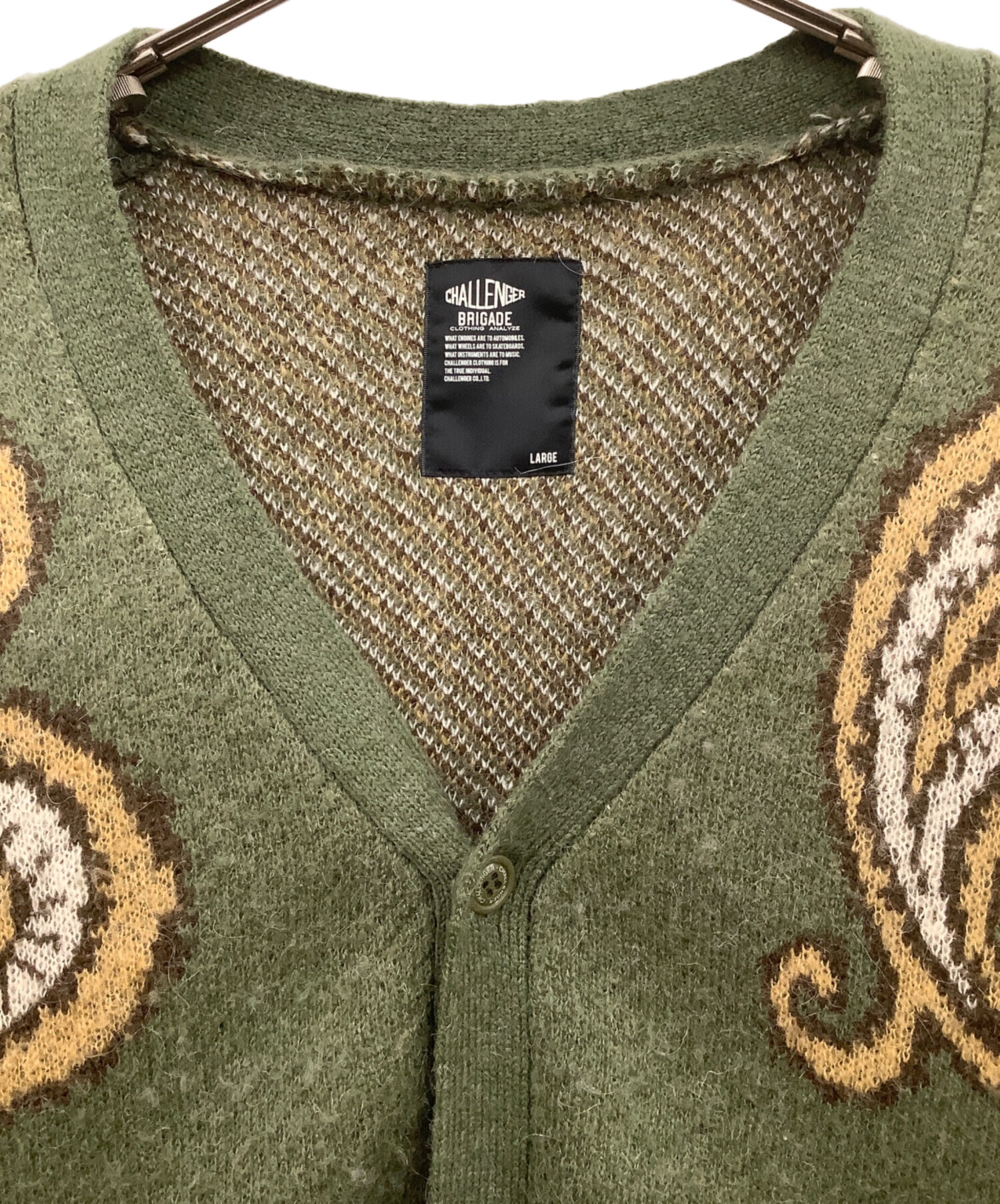 中古・古着通販】CHALLENGER (チャレンジャー) BIG PAISLEY CARDIGAN