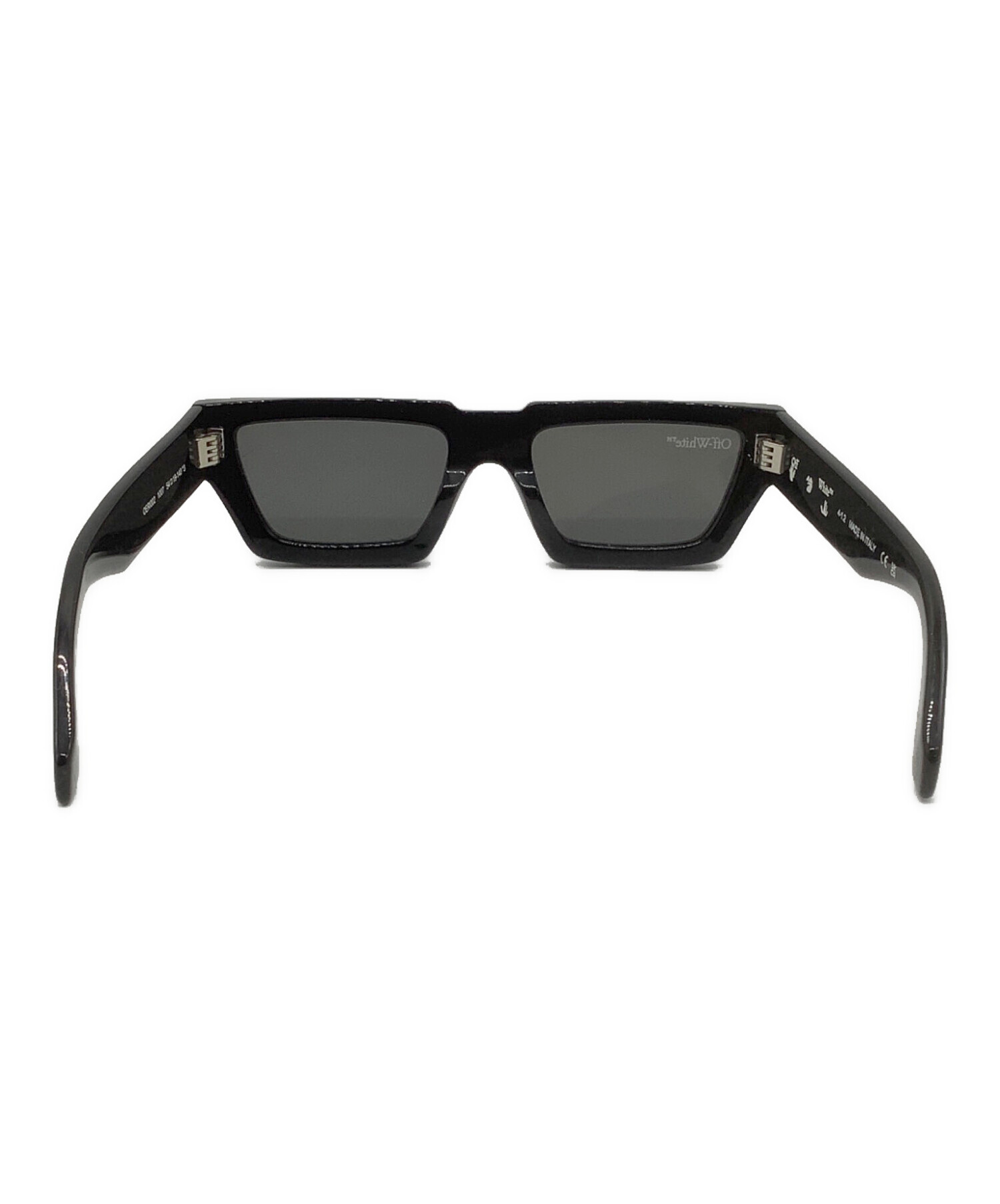 OFF-WHITE オフホワイト メガネ - 黒 【古着】【中古】 中古・古着通販】OFFWHITE (オフホワイト) 眼鏡 ブラック サイズ:53