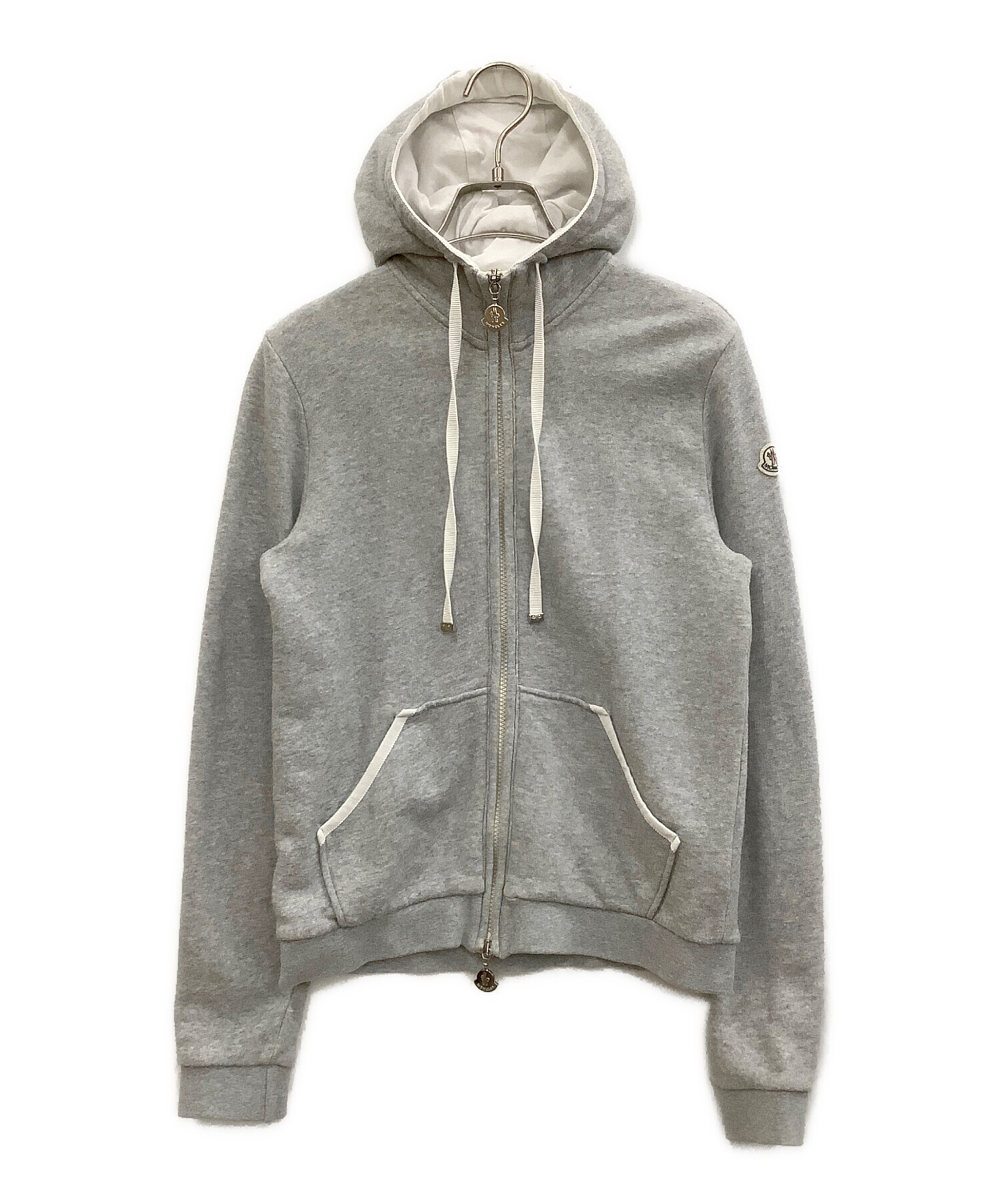 中古・古着通販】MONCLER (モンクレール) ジップパーカー グレー