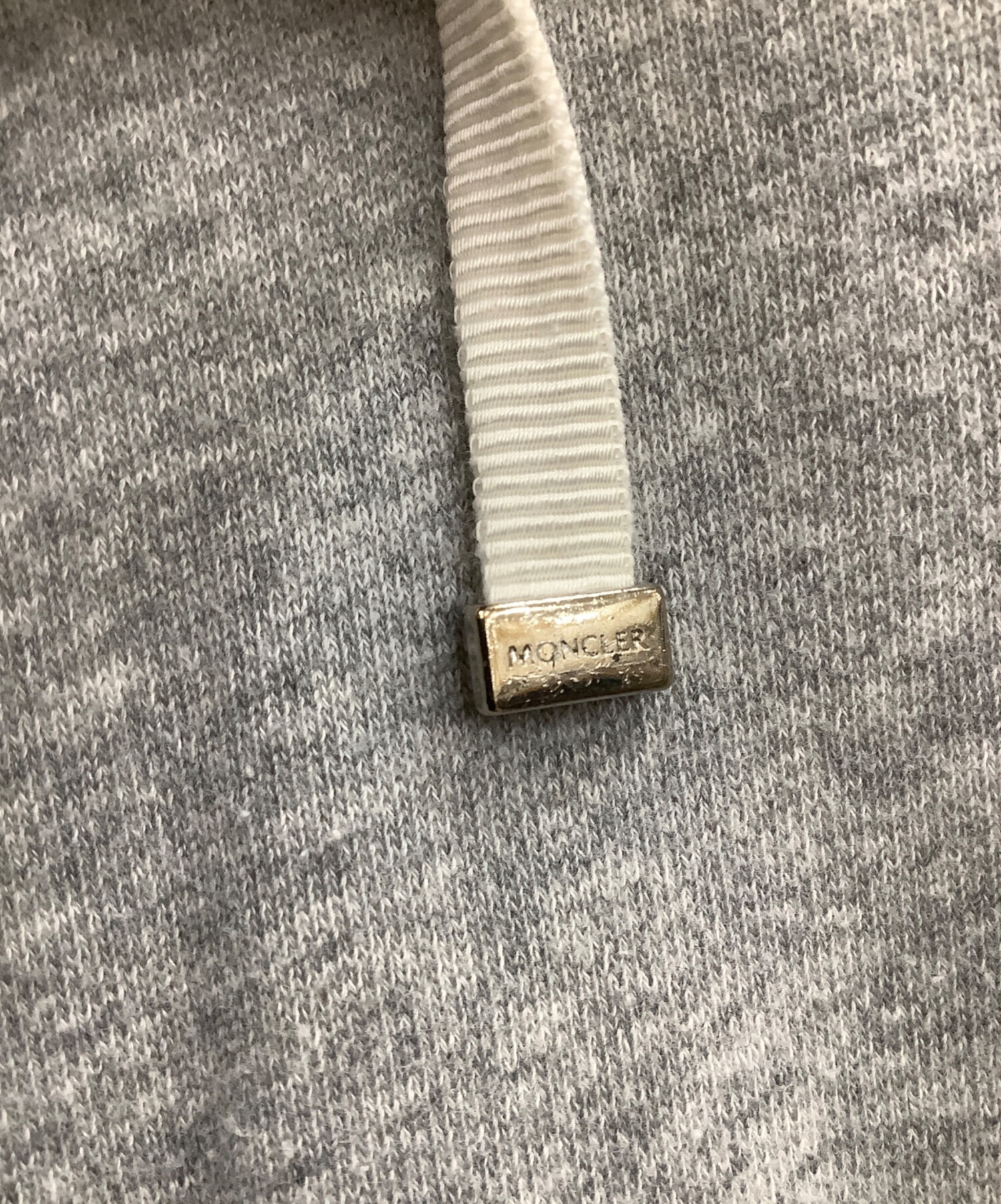 中古・古着通販】MONCLER (モンクレール) ジップパーカー グレー 