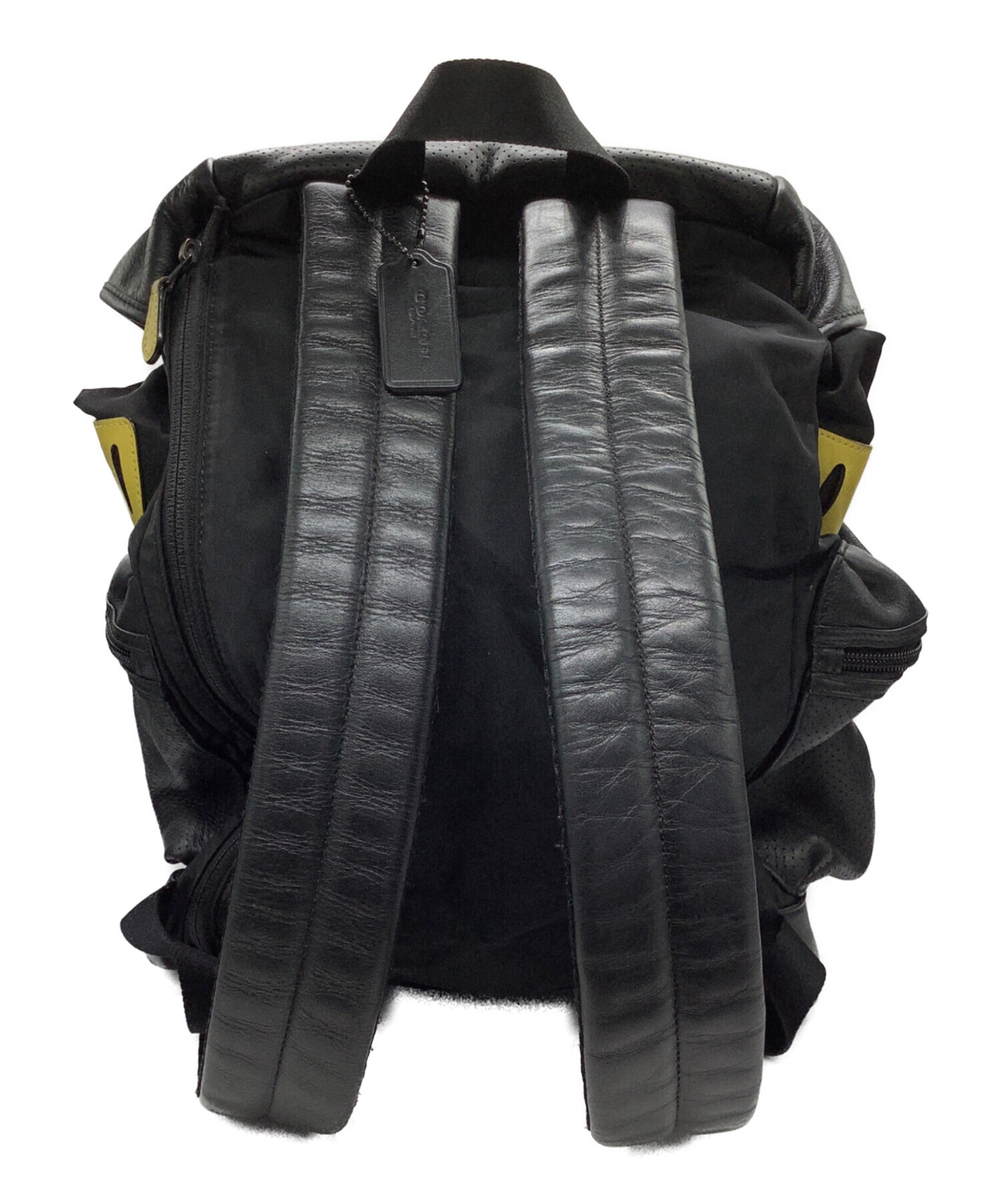 中古・古着通販】COACH (コーチ) リュック ブラック サイズ