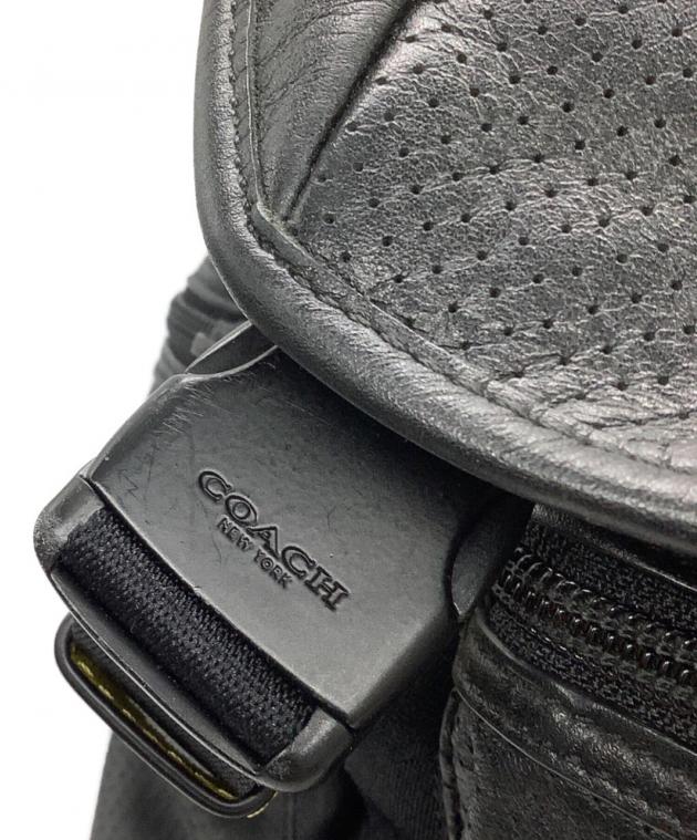 中古・古着通販】COACH (コーチ) リュック ブラック サイズ