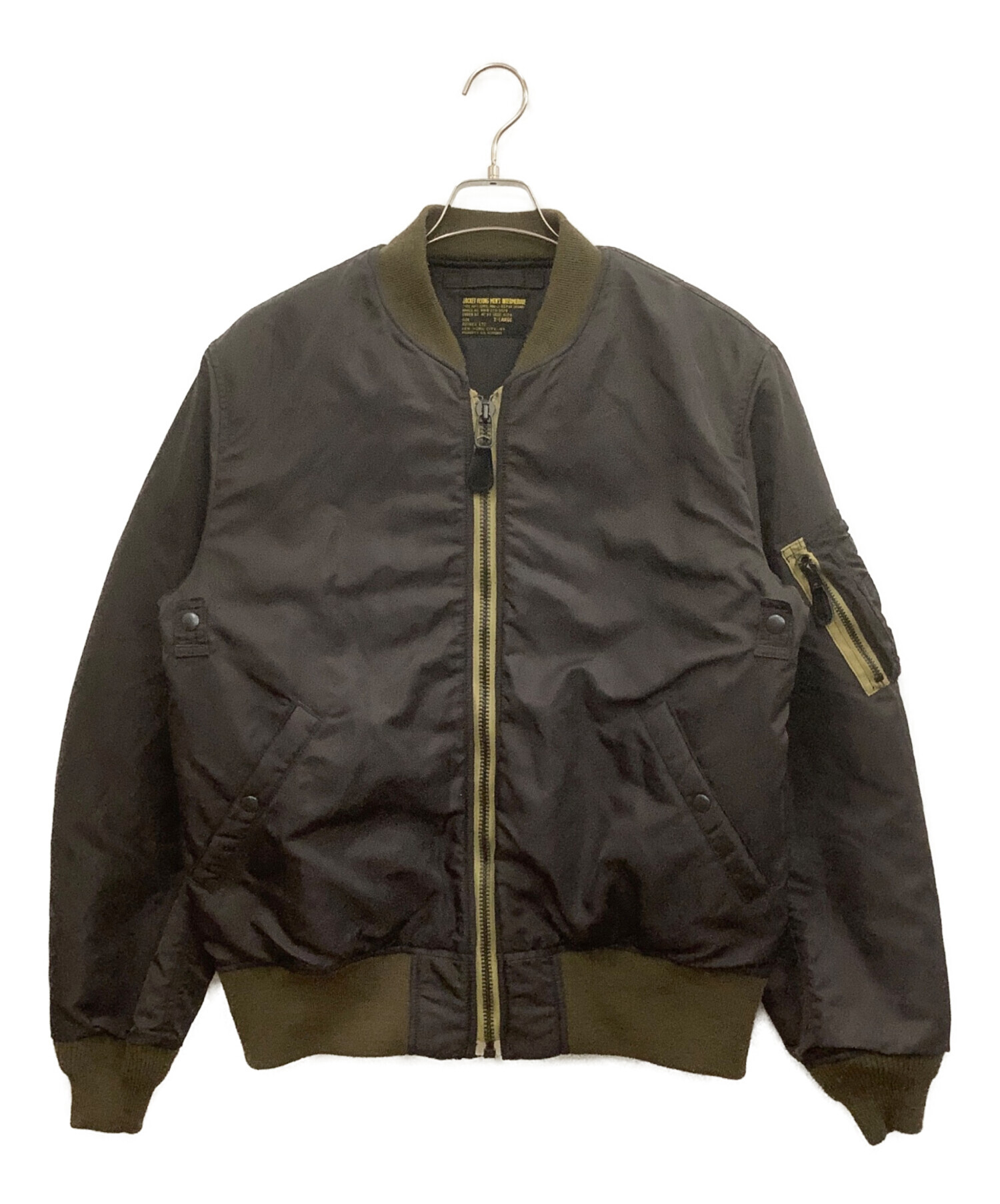 中古・古着通販】AVIREX (アヴィレックス) MA-1ジャケット ブラウン