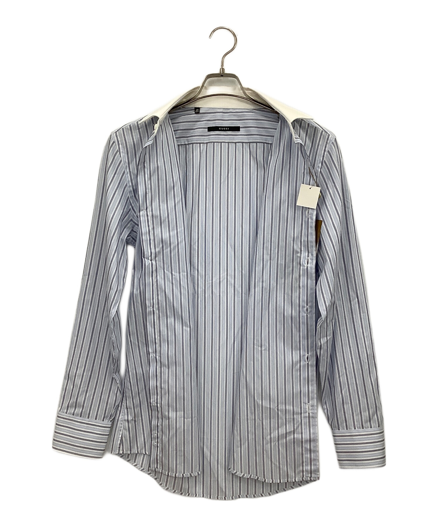 中古・古着通販】GUCCI (グッチ) ビジネスシャツ スカイブルー サイズ