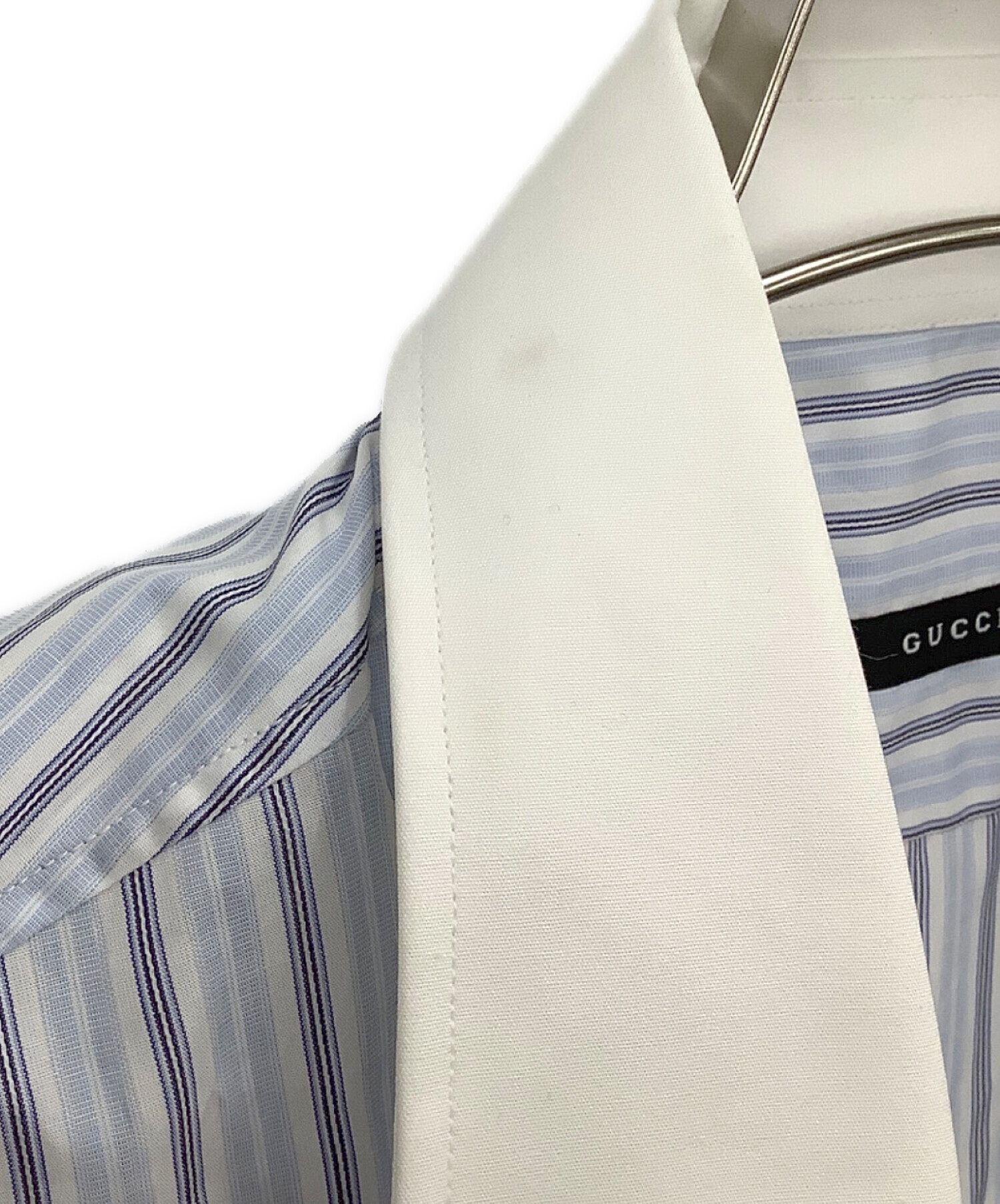 中古・古着通販】GUCCI (グッチ) ビジネスシャツ スカイブルー サイズ